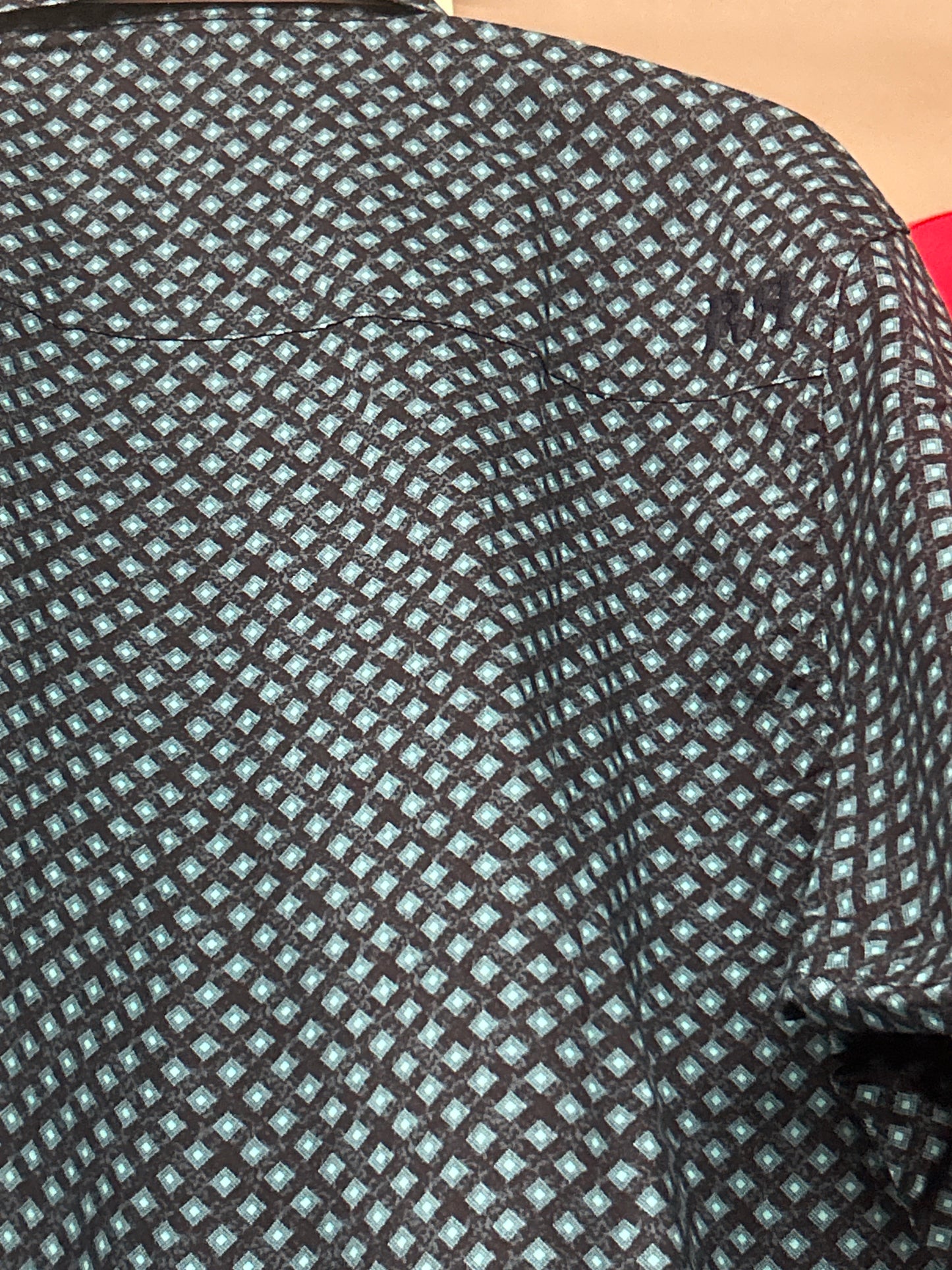 Rock Revival Teal Wooven long sleeve shirt