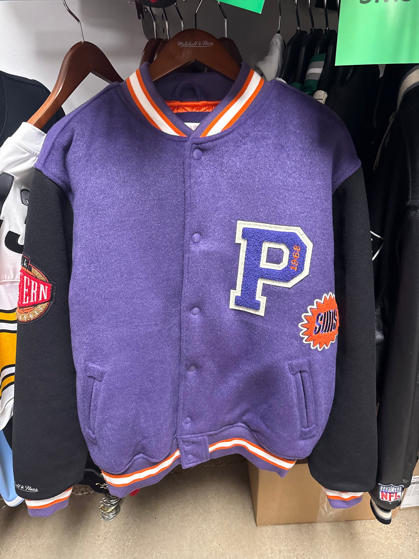 Mitchell & Ness Phoenix Suns Wool Varsity Letterman Jacket