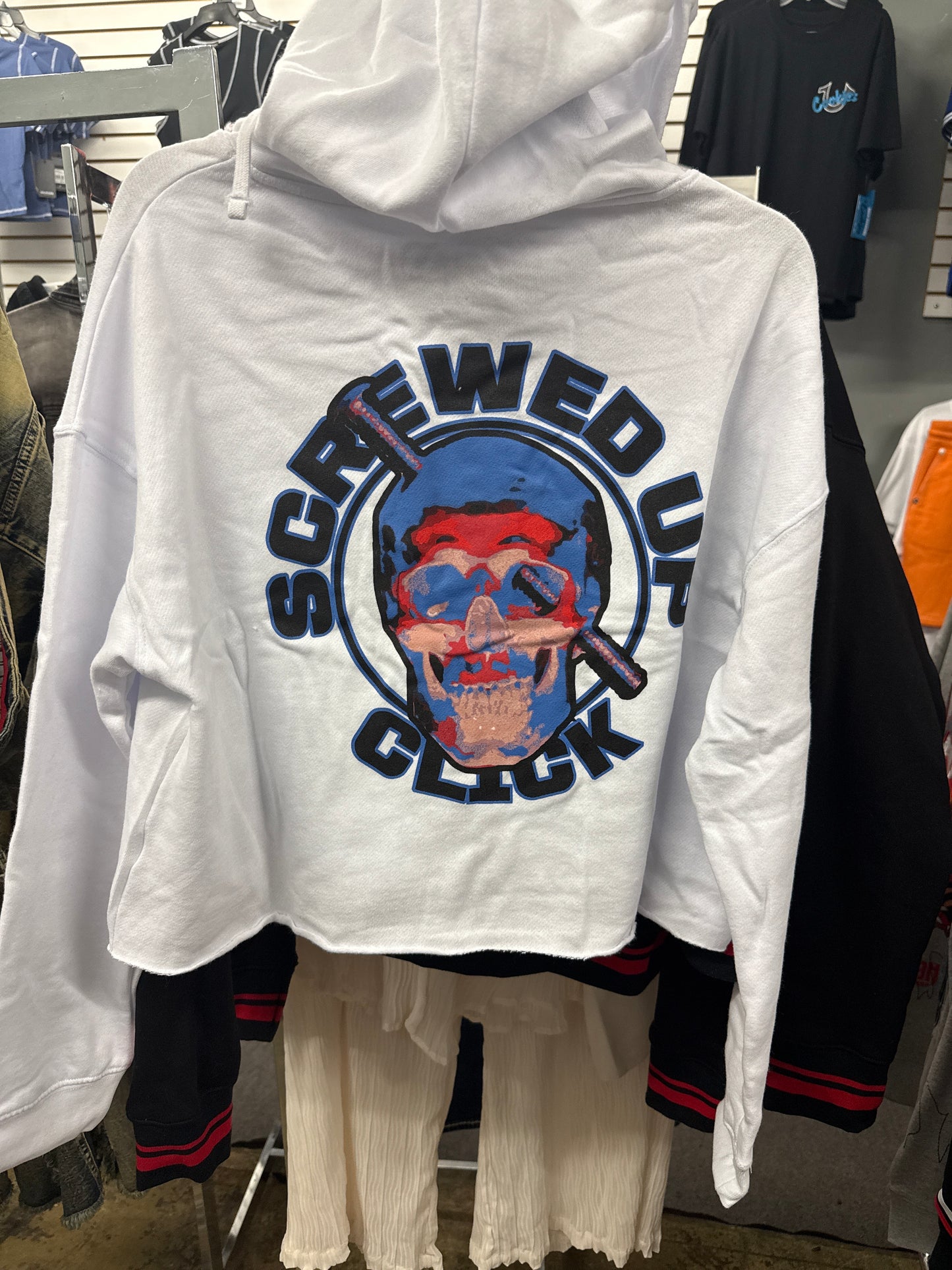 Collab screwville women’s crop pullover Mitchell&Ness