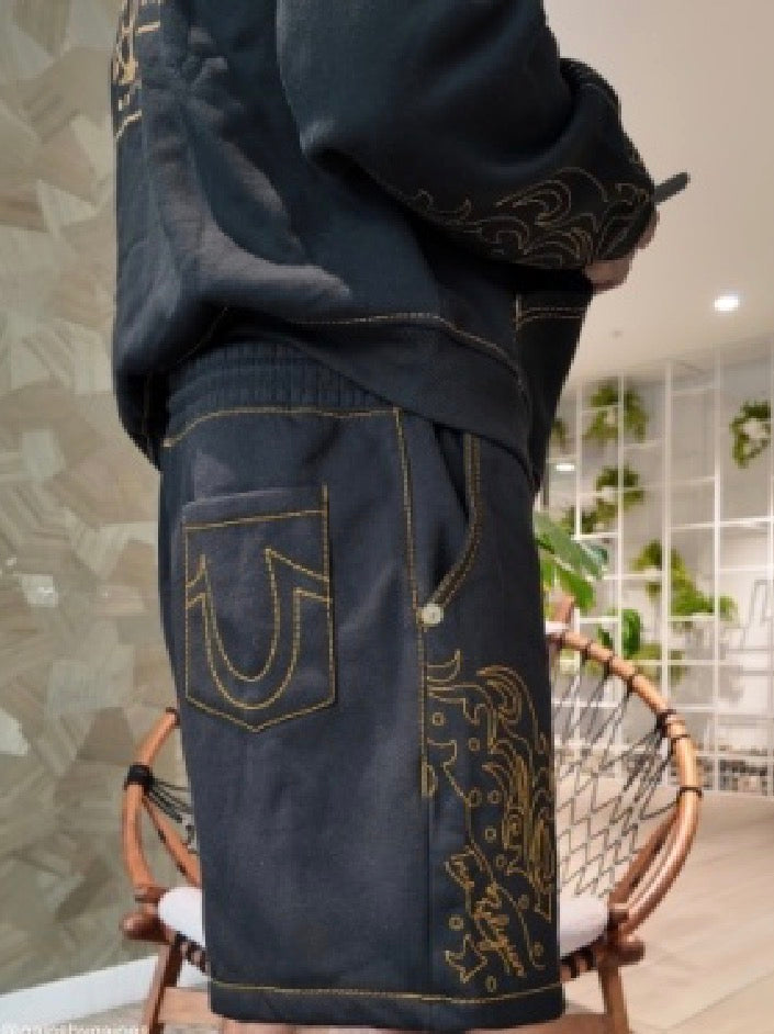rodeo big t sweatshorts