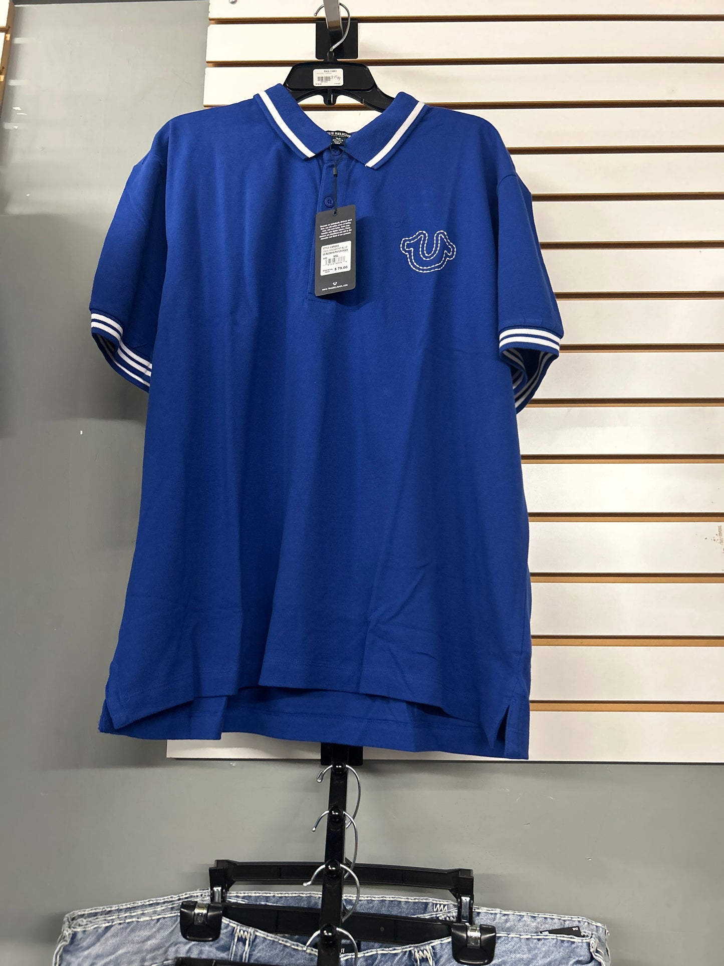 True Religion SS Buddha Patch Polo