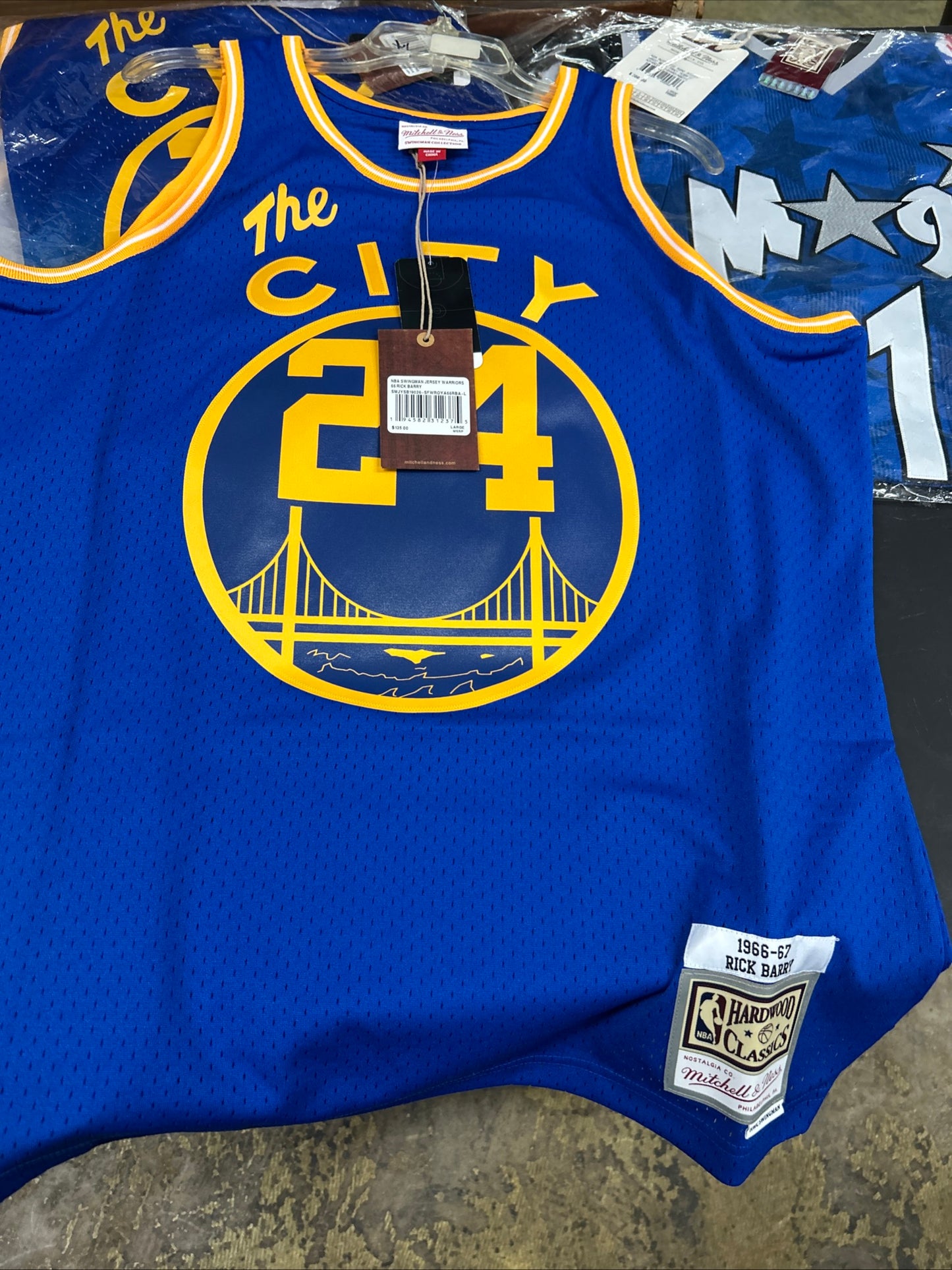 NBA Mitchell&Ness Swingman Jersey warriors Rick Barry