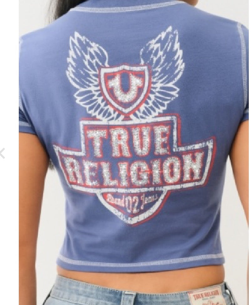 contrast stitch wing ss bby te