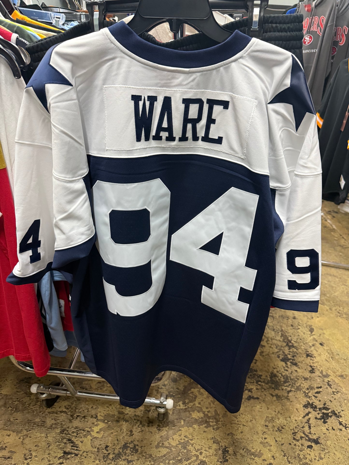 Men's DeMarcus Ware Navy Dallas Cowboys 2011/12 Legacy Jersey
