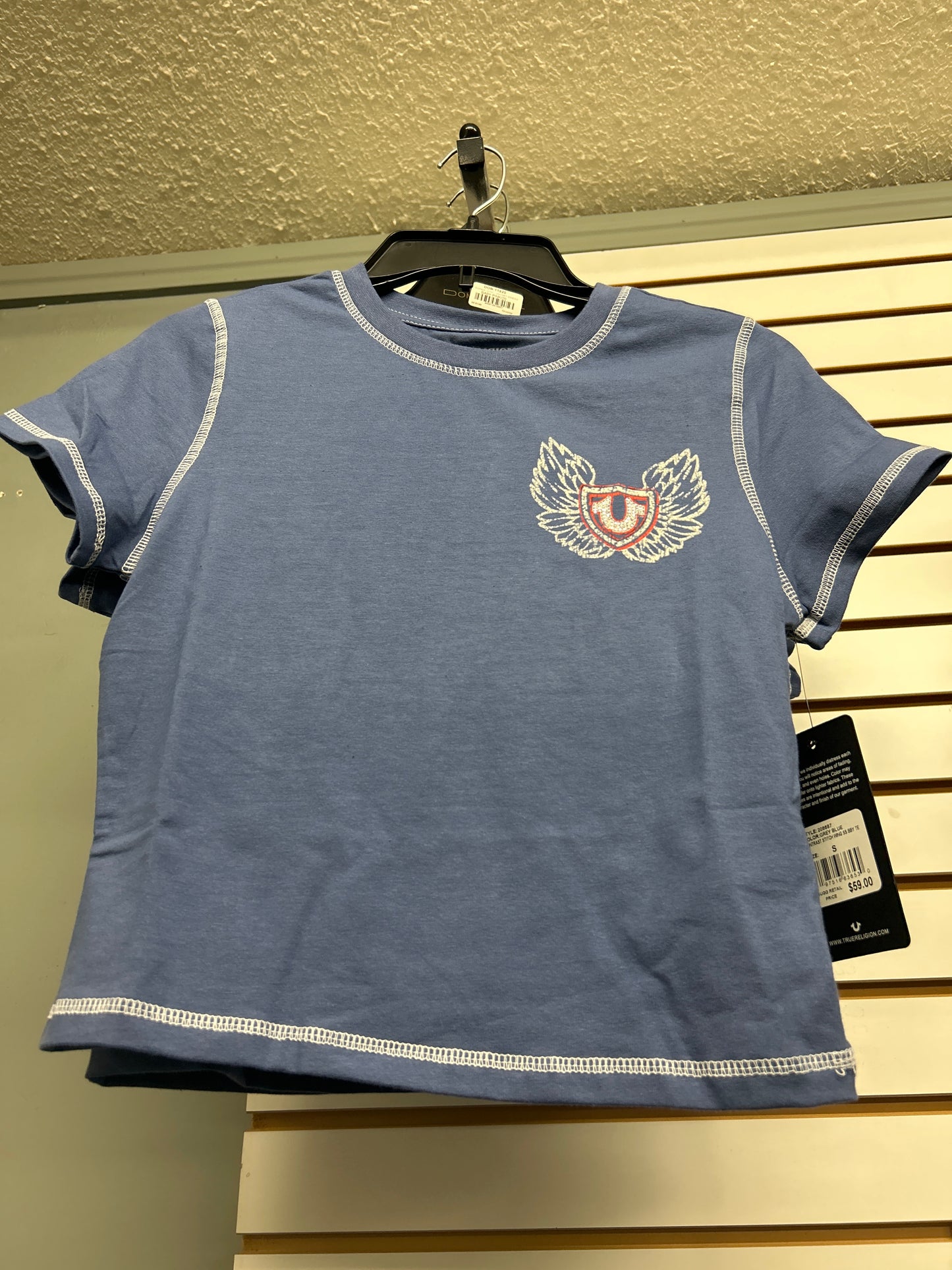 contrast stitch wing ss bby te