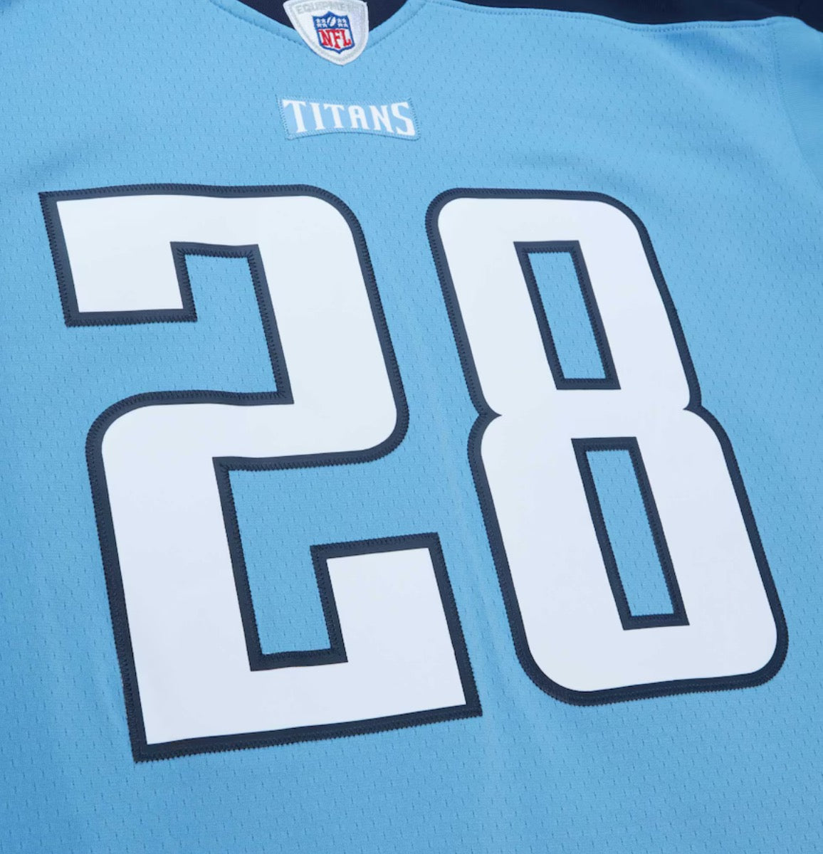 Men's Tennessee Titans Chris Johnson Mitchell & Ness Light Blue Legacy Replica Jersey