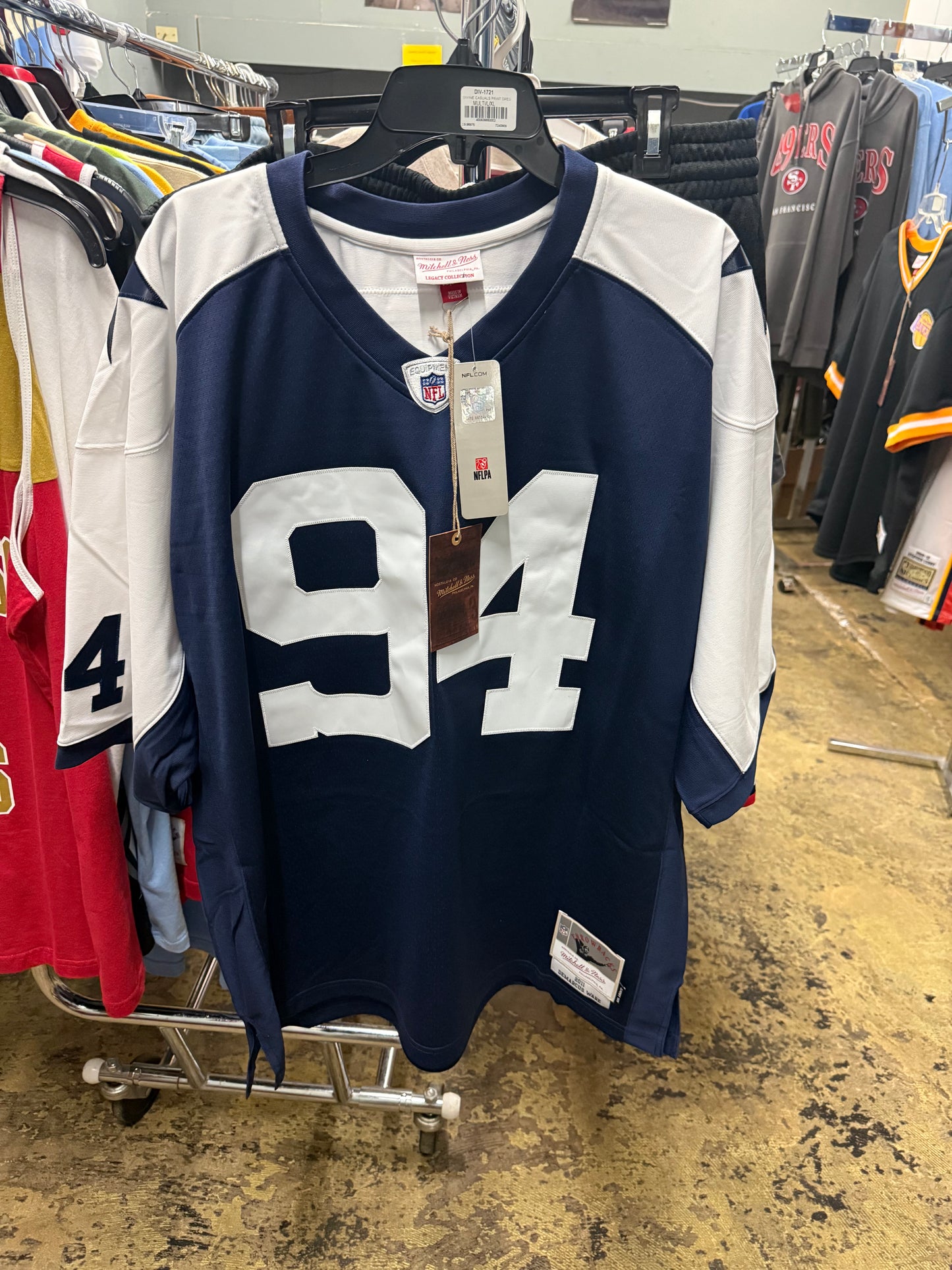 Men's DeMarcus Ware Navy Dallas Cowboys 2011/12 Legacy Jersey