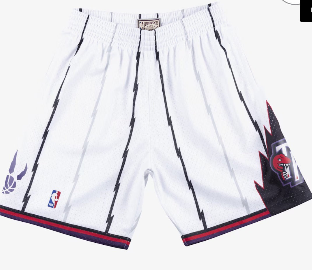 Toronto Raptors 1998-99 White Swingman Basketball Shorts
