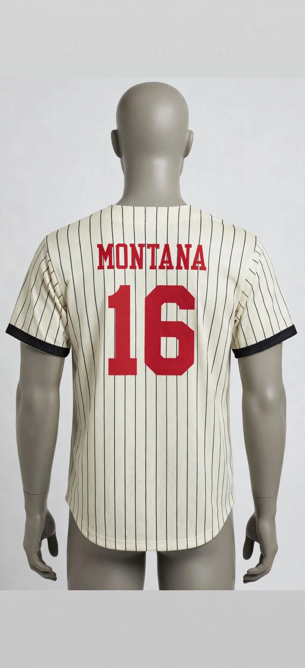 Men's San Francisco 49ers Joe Montana Mitchell & Ness Cream Name & Number Mesh Fashion Jersey