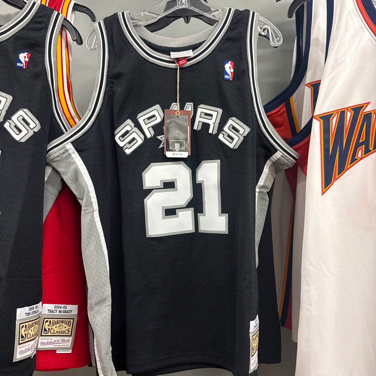Tim Duncan Sam Antonio Spurs 1998-99 Mitchell&Ness Jersey