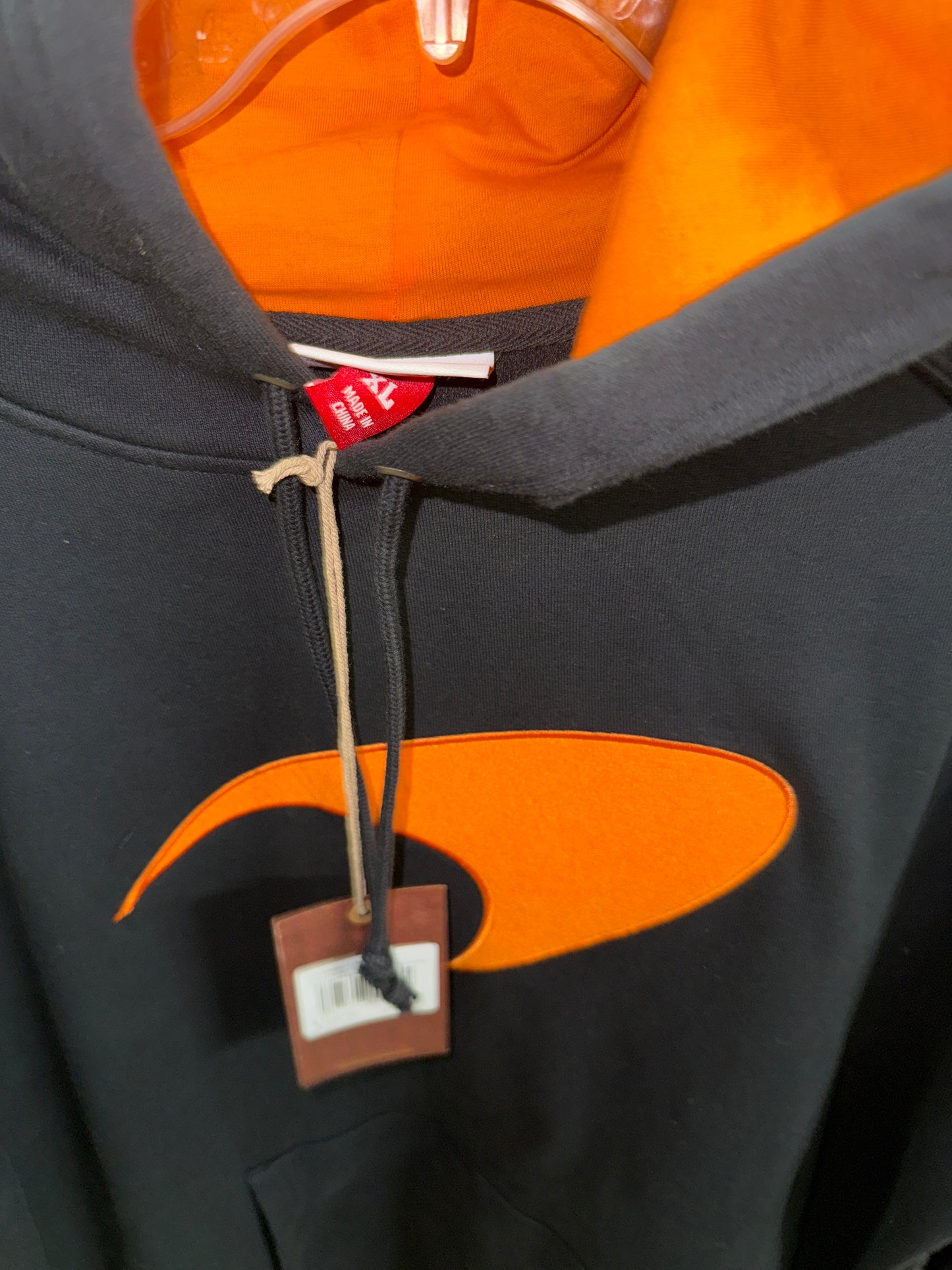 Collab McLaren Big Logo Fleece Hoodie Vegas Edition