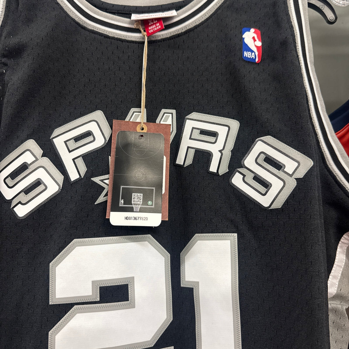 Tim Duncan Sam Antonio Spurs 1998-99 Mitchell&Ness Jersey