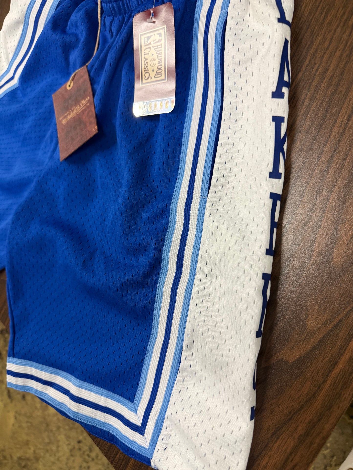 Los Angeles Lakers 1996-97 Royal Alternate Swingman Shorts
