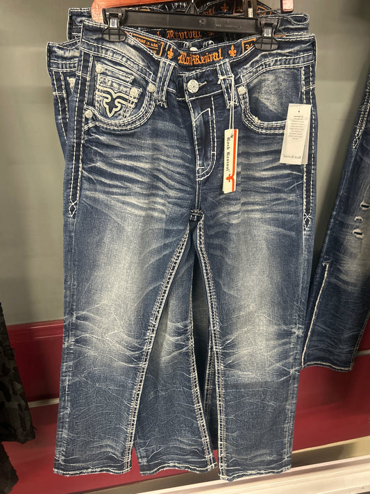 Rock Revival Straight leg Leroy Denim Jean