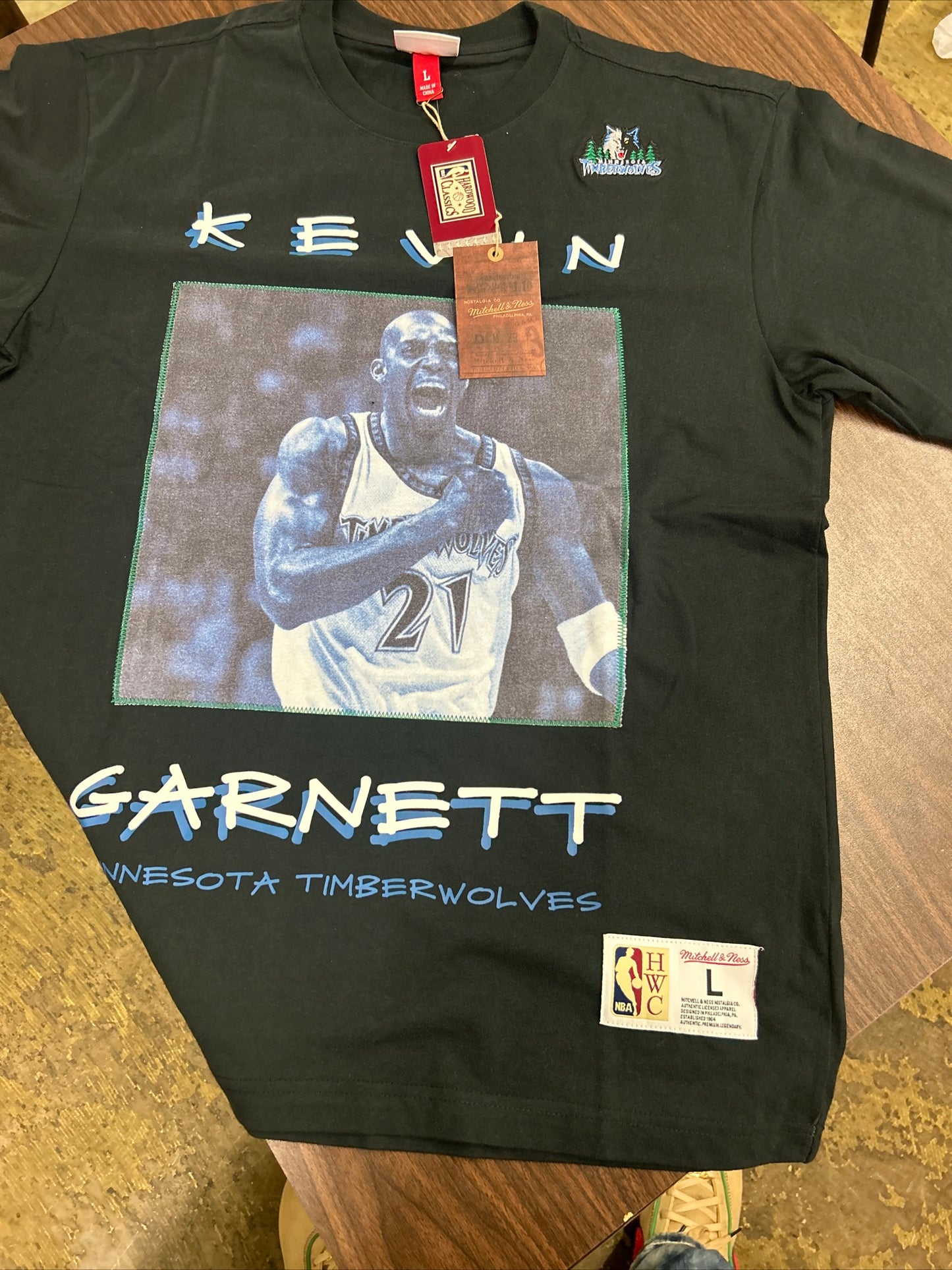 Mitchell&Ness premium heavyweight tee Kevin Garnett