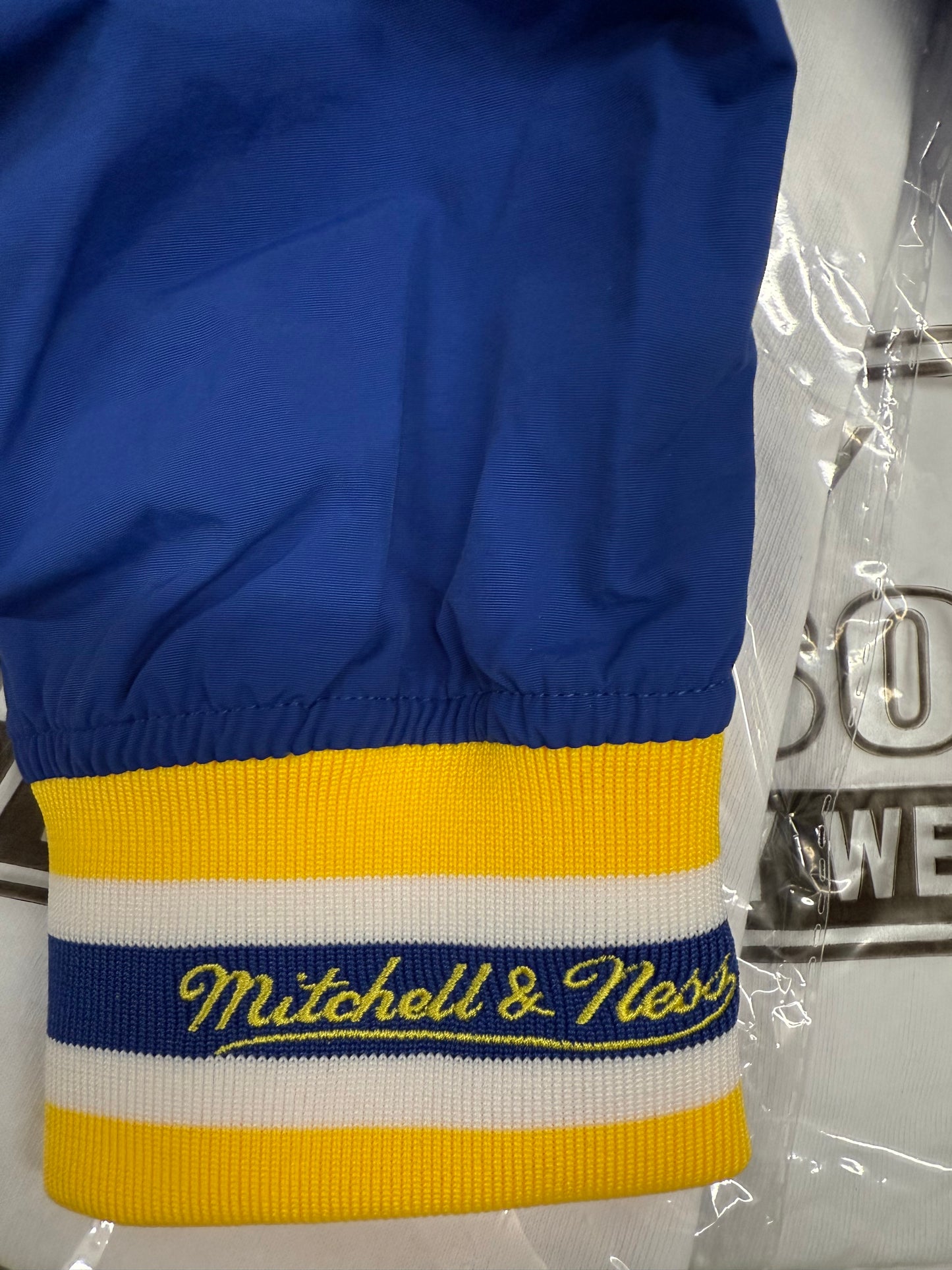 NBA Authentic Warm up Jacket Golden State Warriors