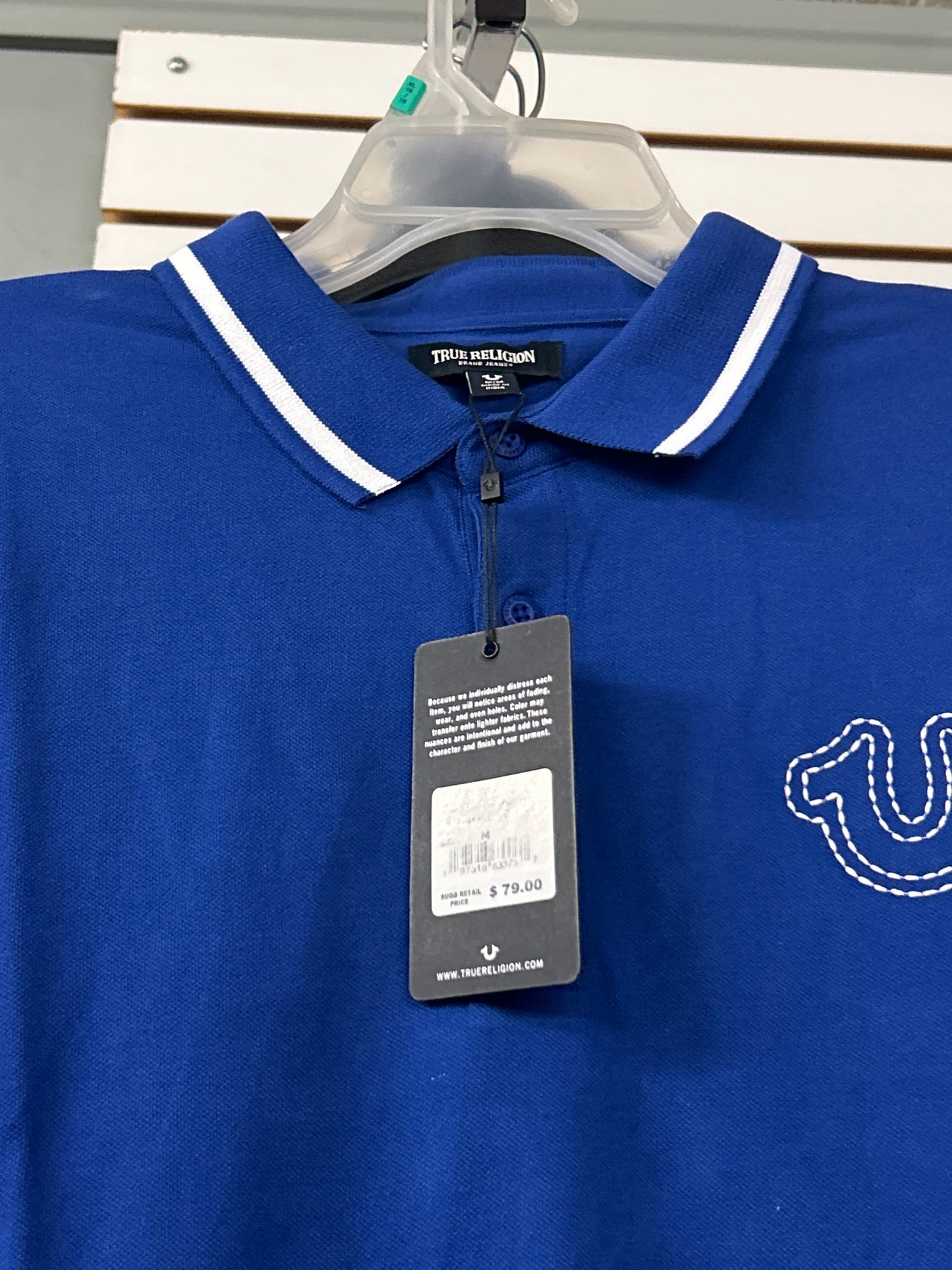 True Religion SS Buddha Patch Polo