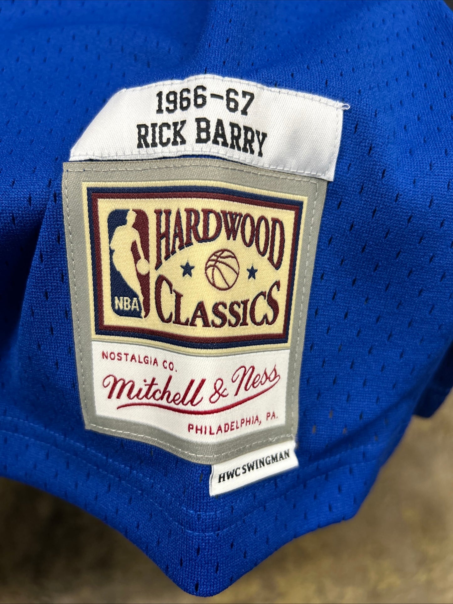 NBA Mitchell&Ness Swingman Jersey warriors Rick Barry