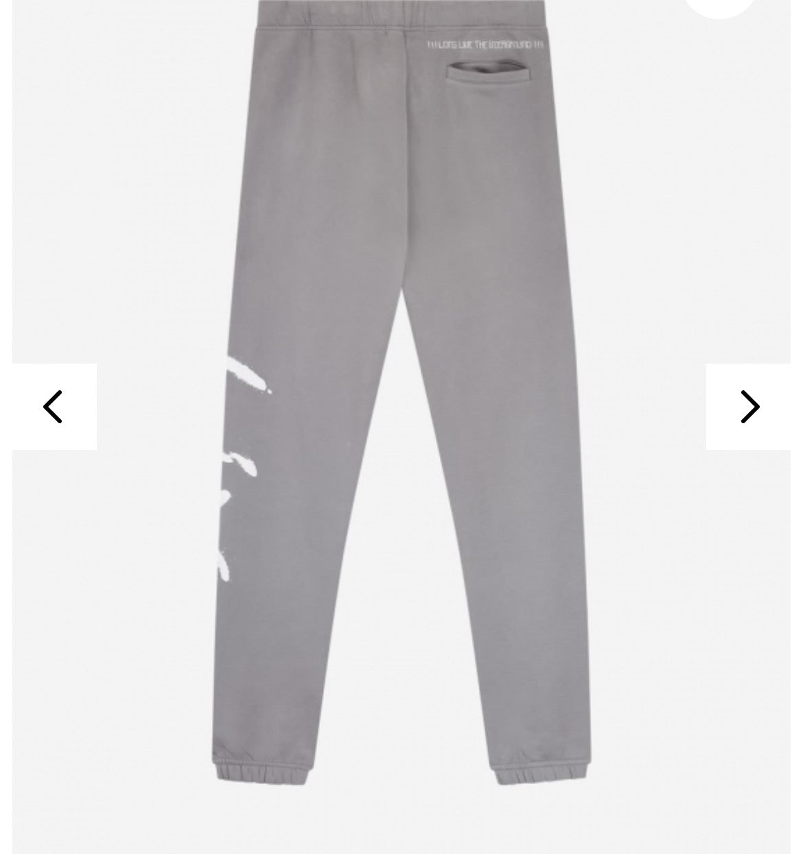 DERANGED SWEATPANTS - TITANIUM GREY