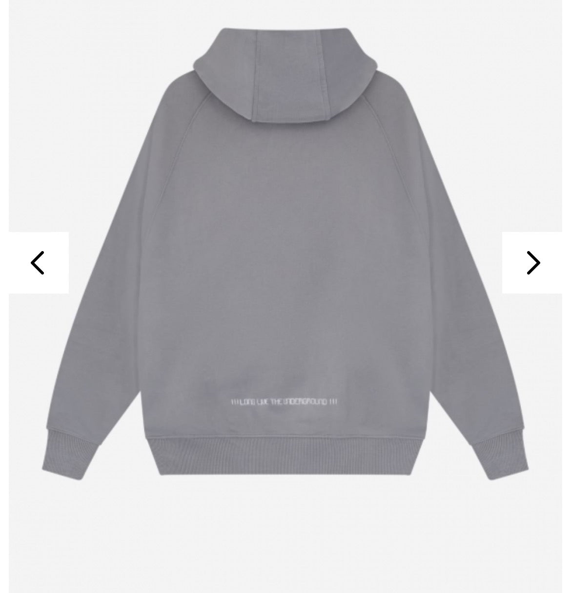 DERANGED HOODIE - TITANIUM GREY