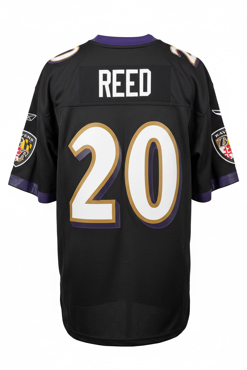 Men's Ed Reed Black Baltimore Ravens 2004 Legacy Jersey