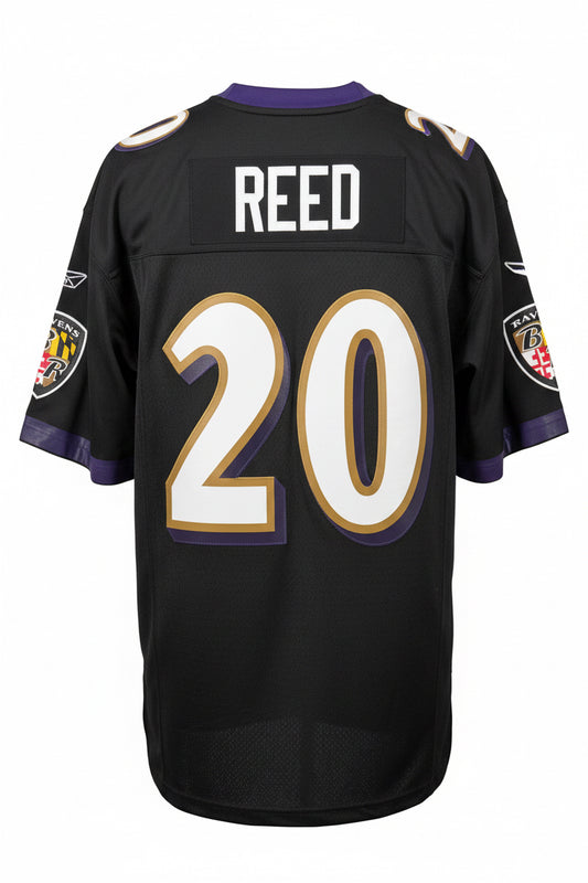 Men's Ed Reed Black Baltimore Ravens 2004 Legacy Jersey