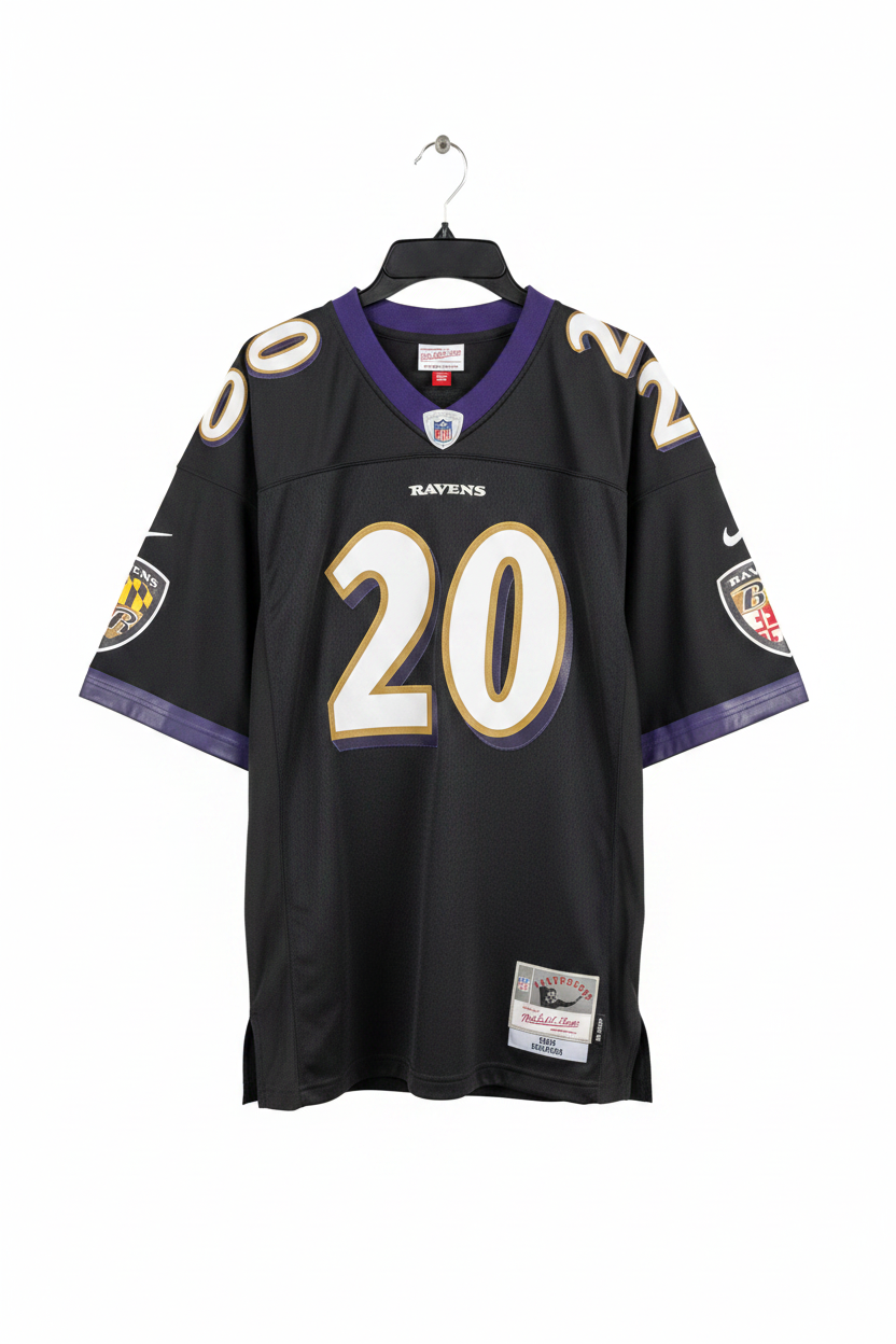 Men's Ed Reed Black Baltimore Ravens 2004 Legacy Jersey