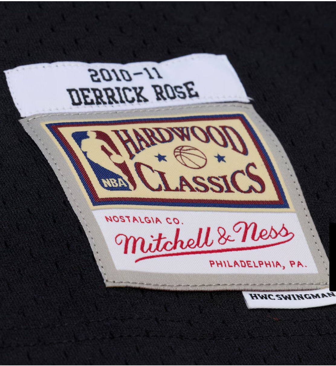 Derrick Rose Chicago Bulls 2010-11 Black Swingman Jersey