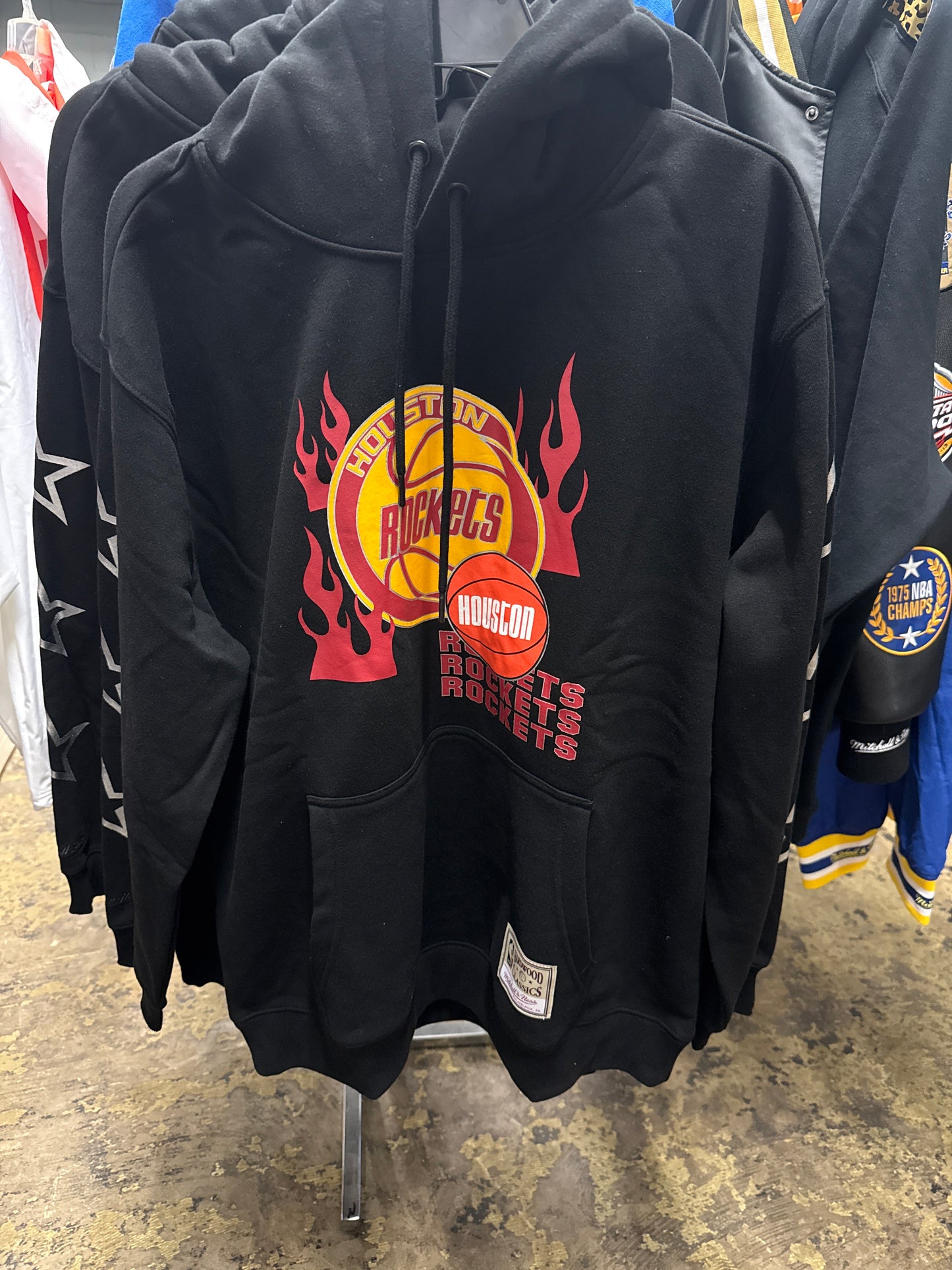 NBA Mitchell&Ness oversized Hoodie Houston Rockets
