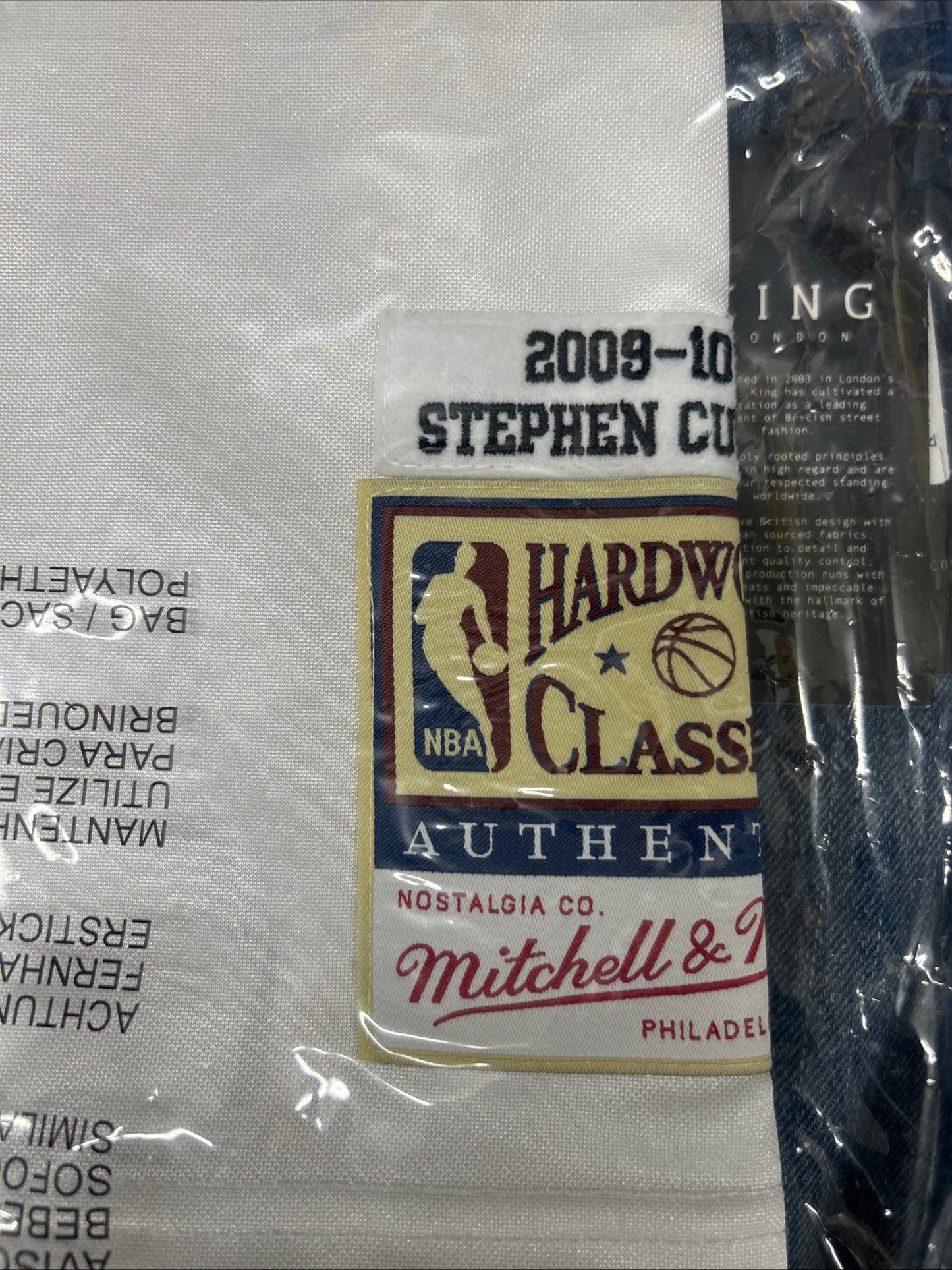 NBA Authentic warriors Stephen curry 2009-2010 Jersey