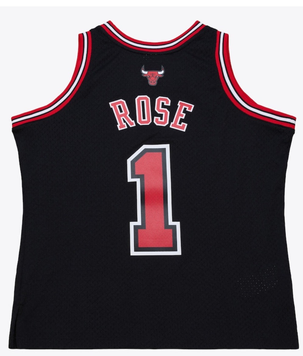 Derrick Rose Chicago Bulls 2010-11 Black Swingman Jersey
