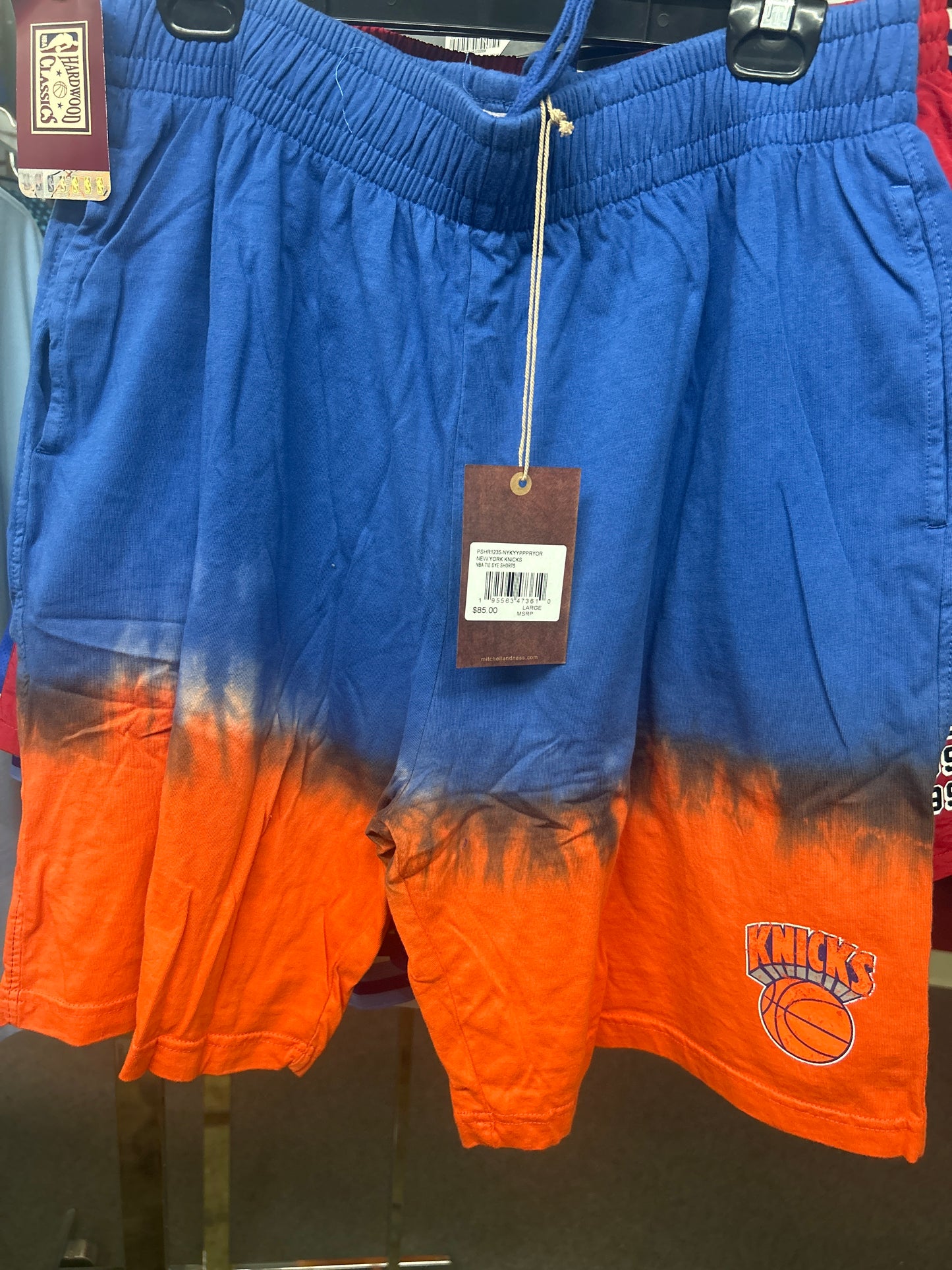 New York knicks NBA tie dye shorts