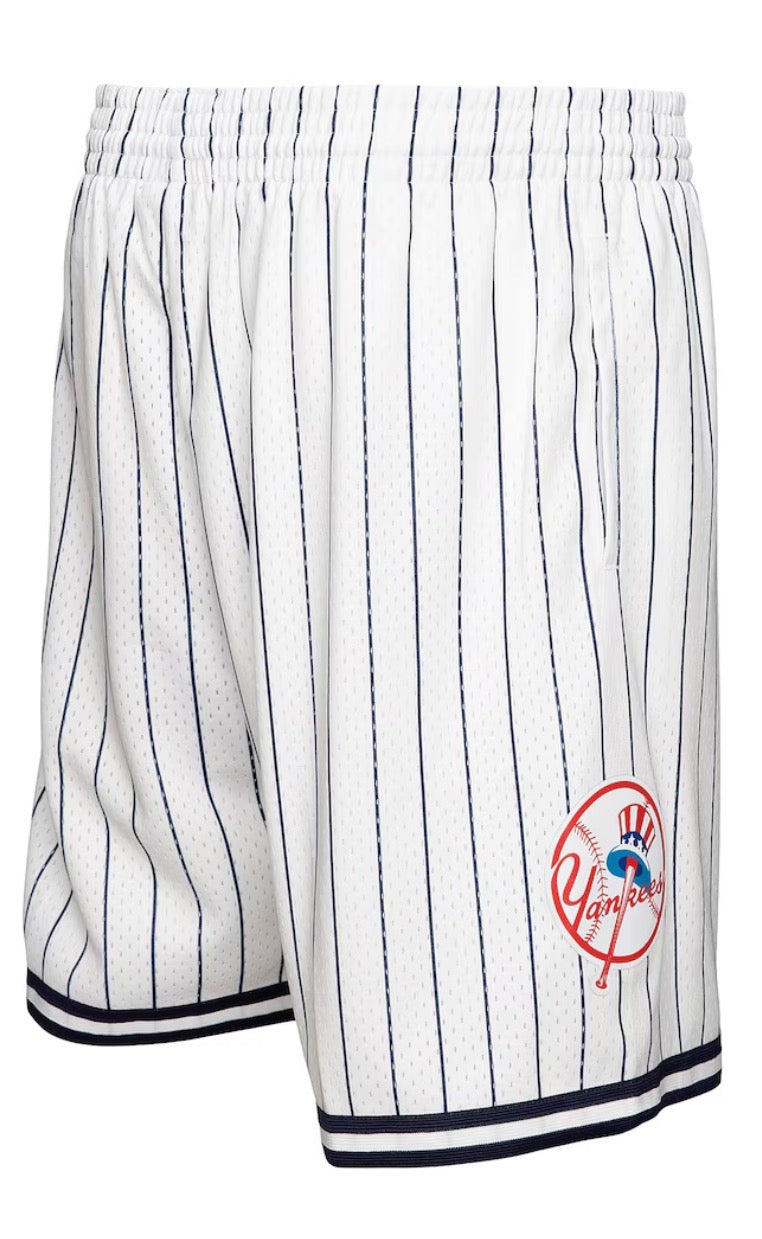 MLB TEAM ID MESH SHORTS YANKEES
