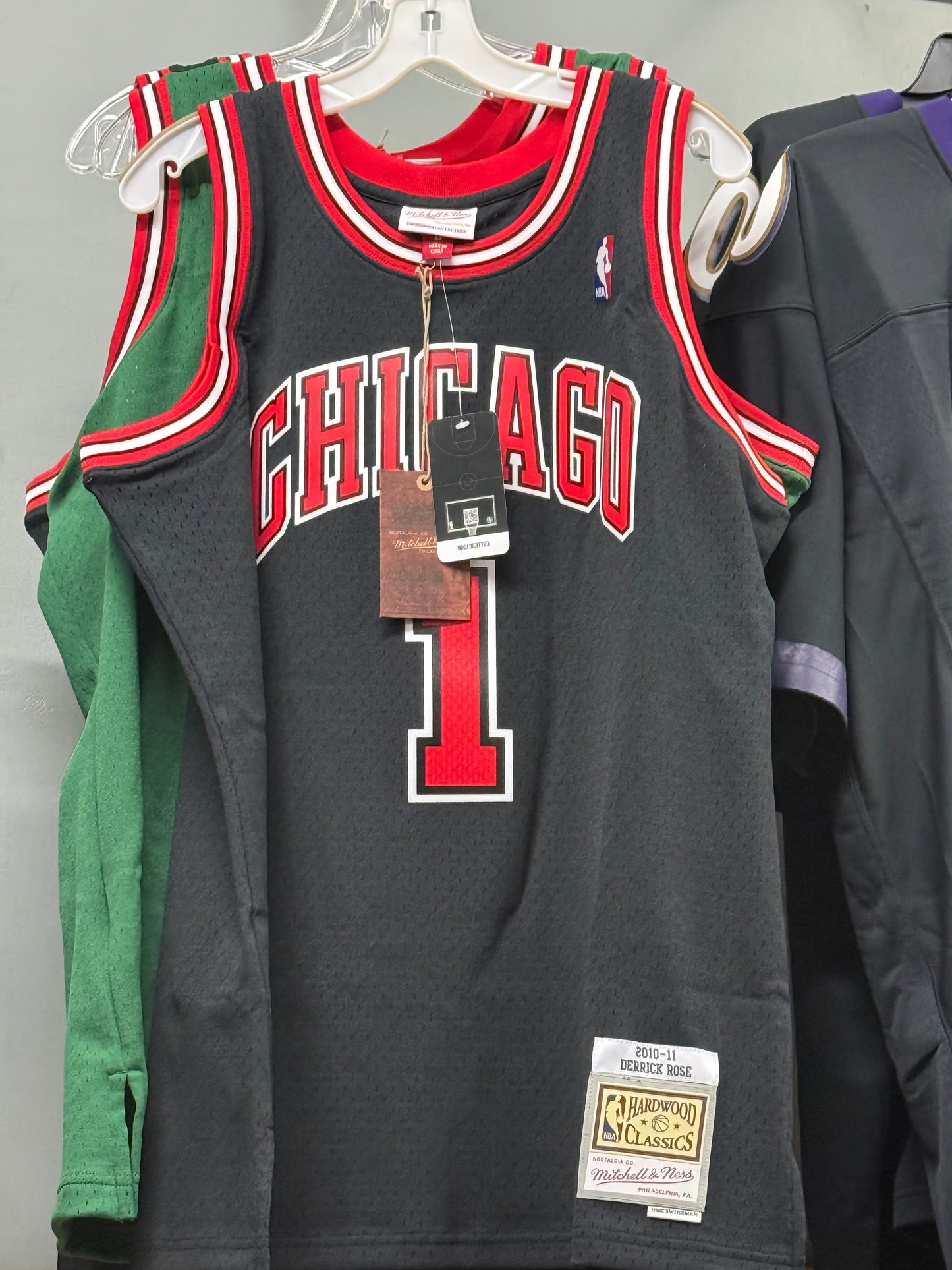 Derrick Rose Chicago Bulls 2010-11 Black Swingman Jersey