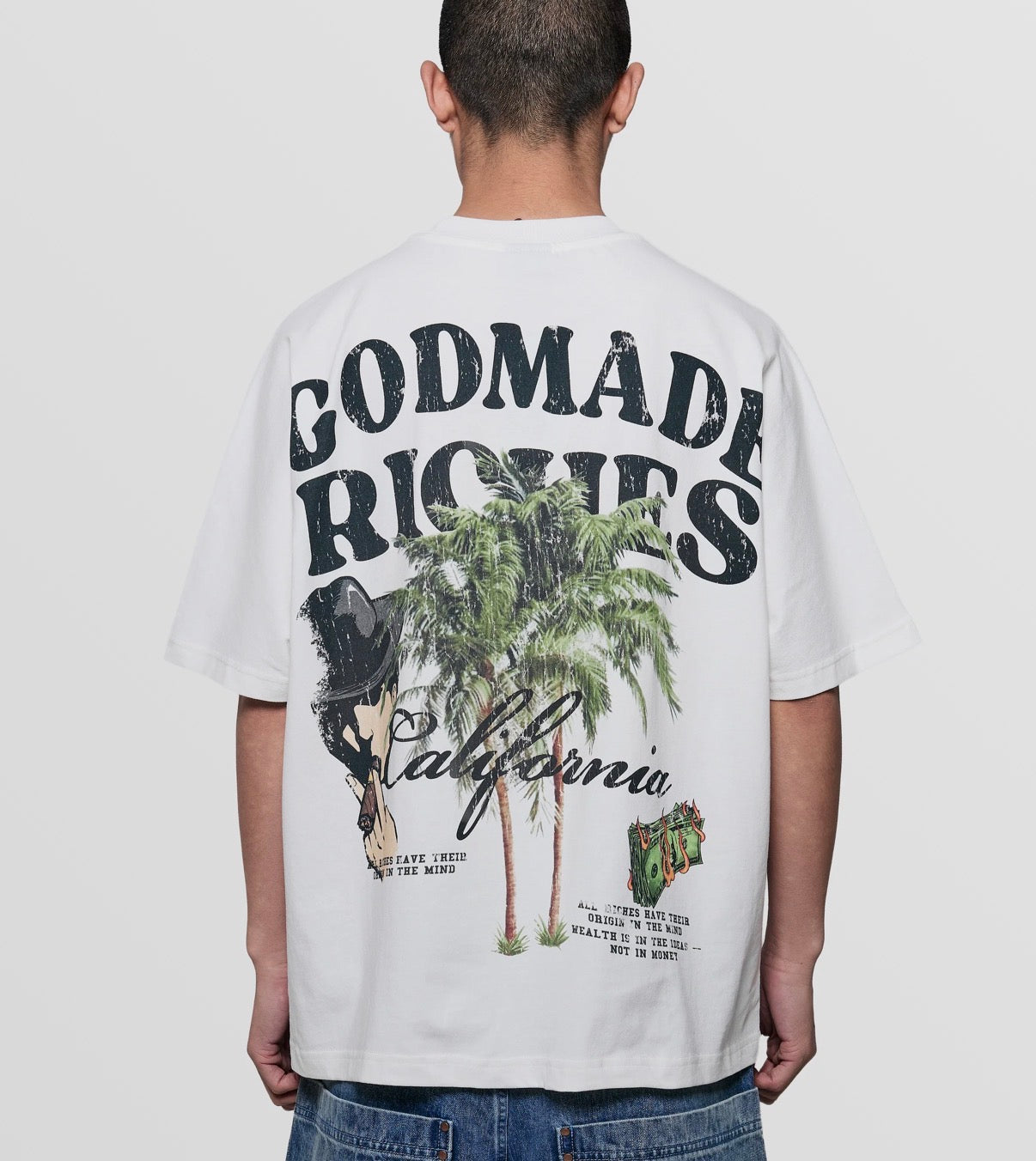 CALIFORNIA RICHES - OFF WHITE TEE
