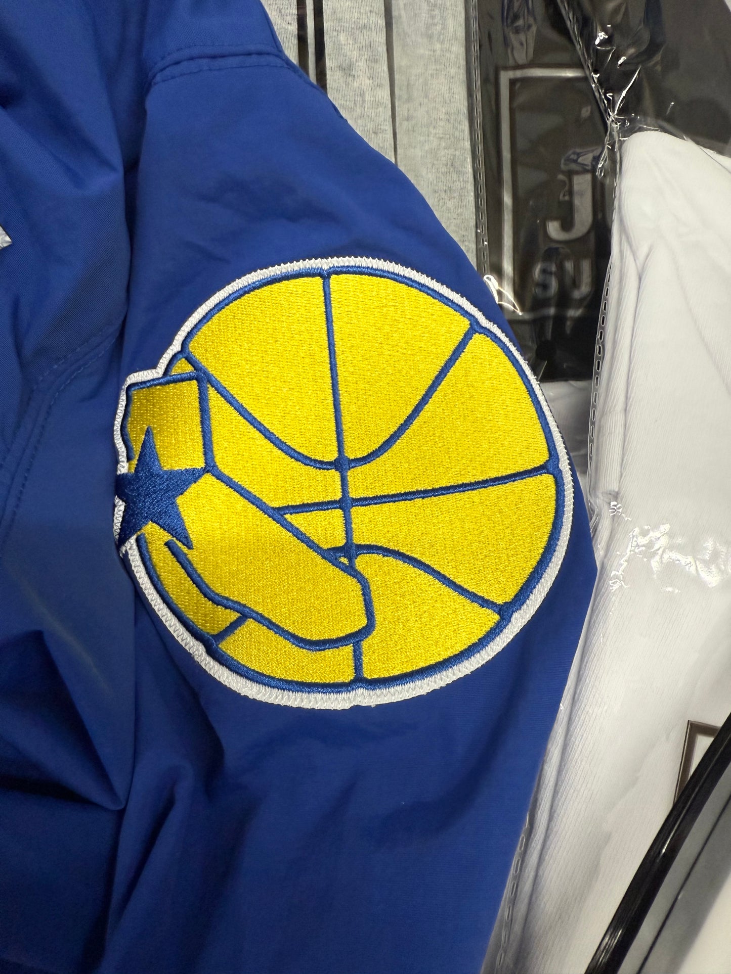 NBA Authentic Warm up Jacket Golden State Warriors