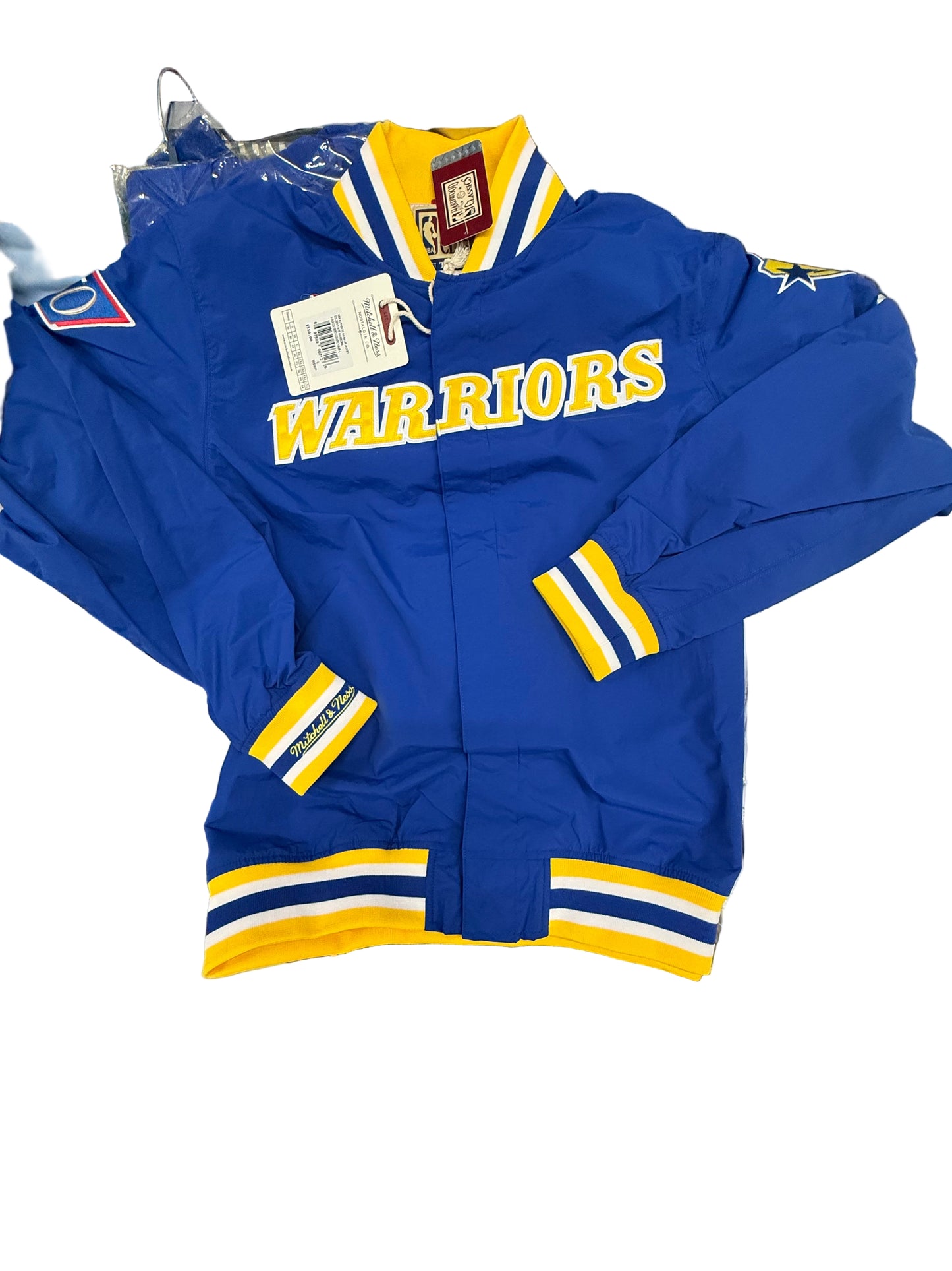 NBA Authentic Warm up Jacket Golden State Warriors