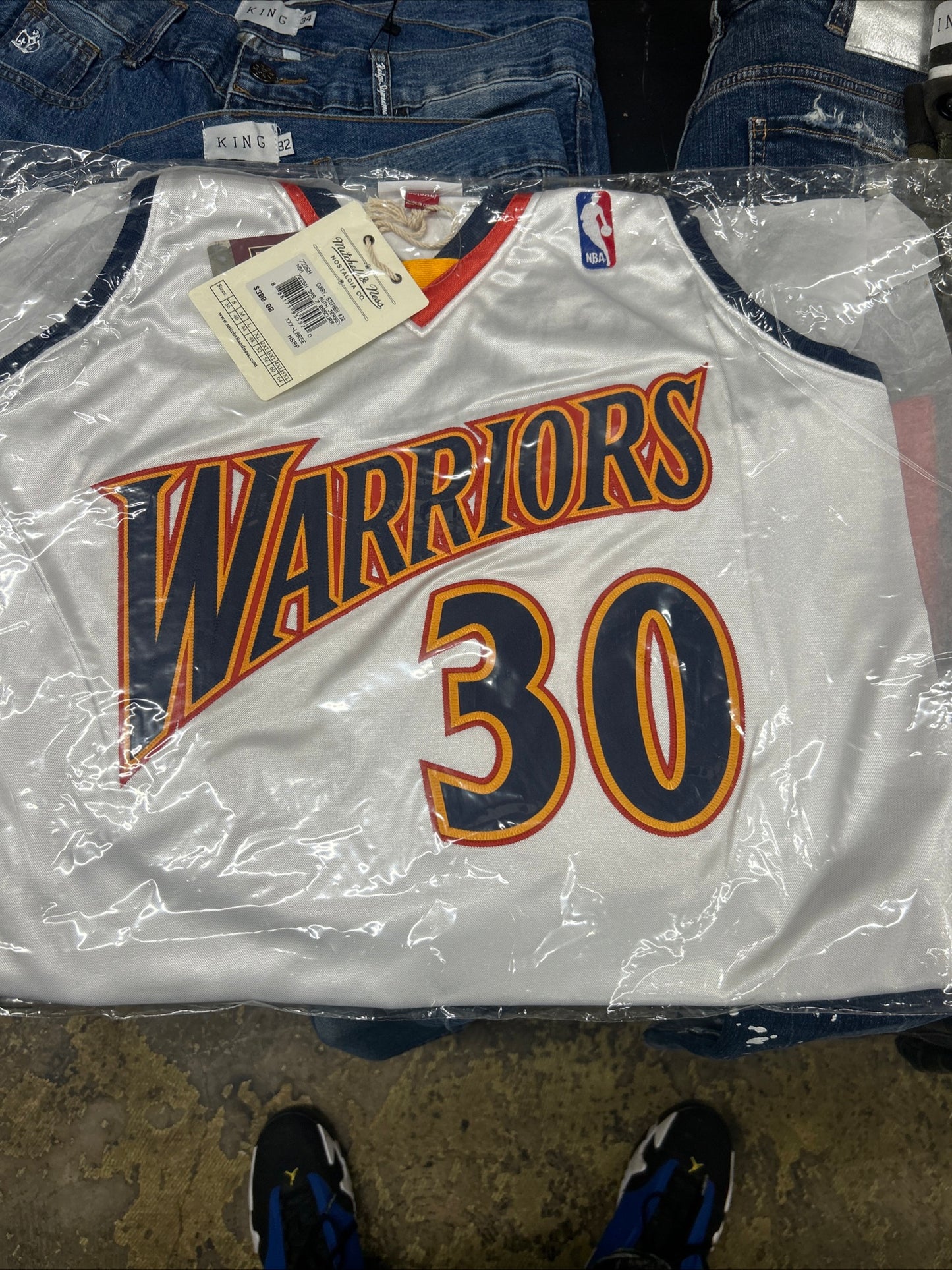 NBA Authentic warriors Stephen curry 2009-2010 Jersey
