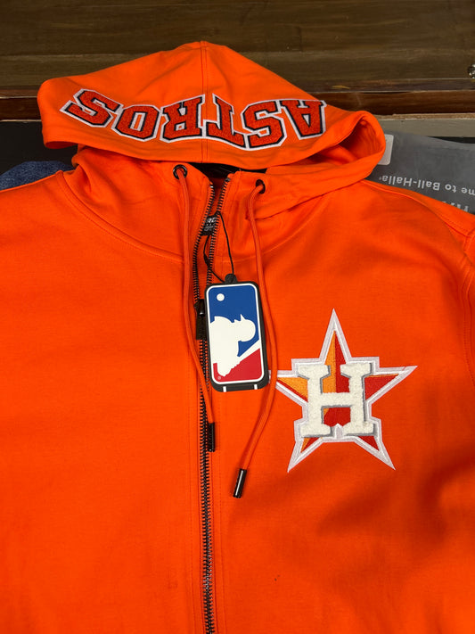 HOUSTON ASTROS CLASSIC CHENILLE DK FZ HOODIE