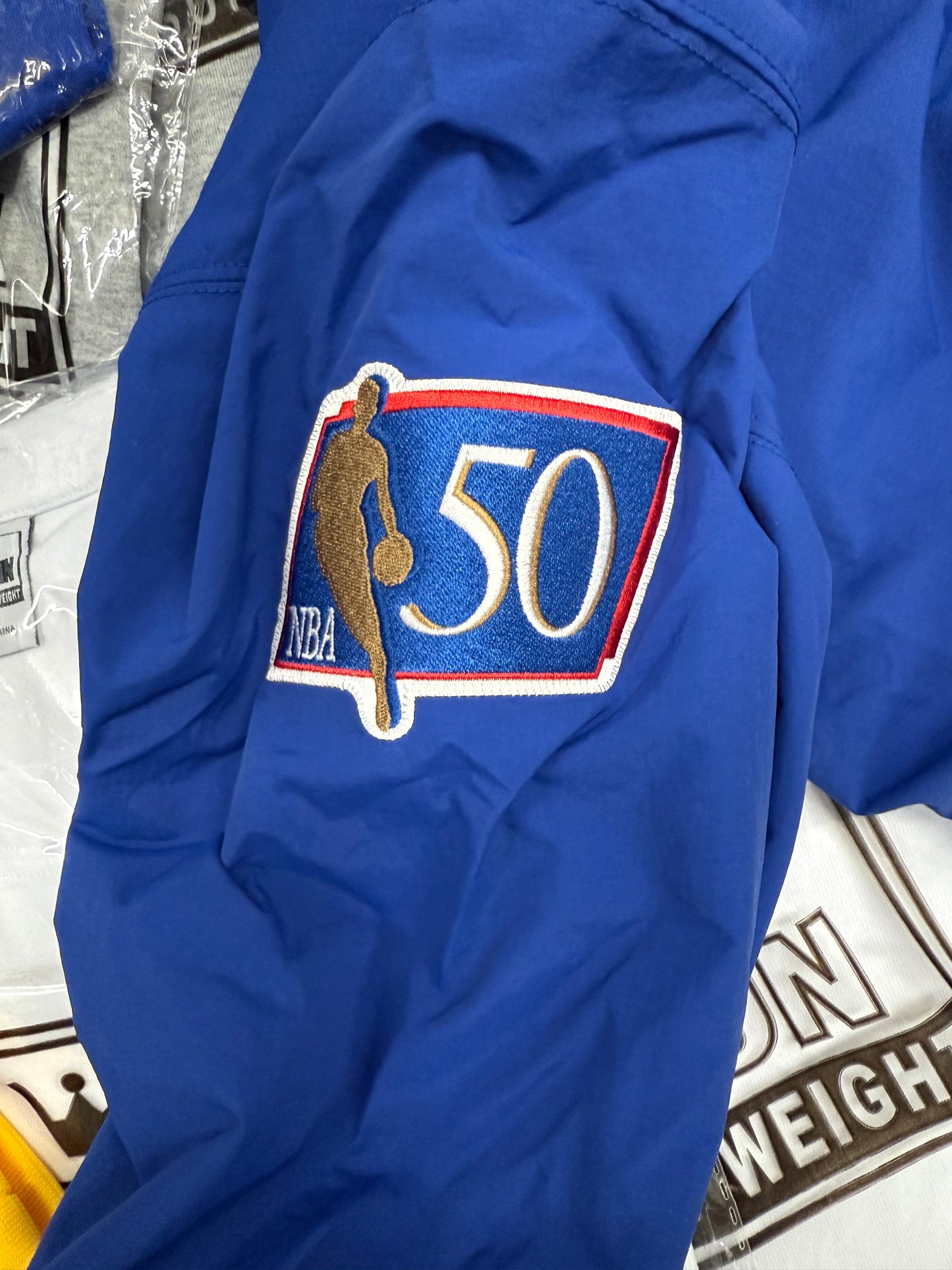 NBA Authentic Warm up Jacket Golden State Warriors