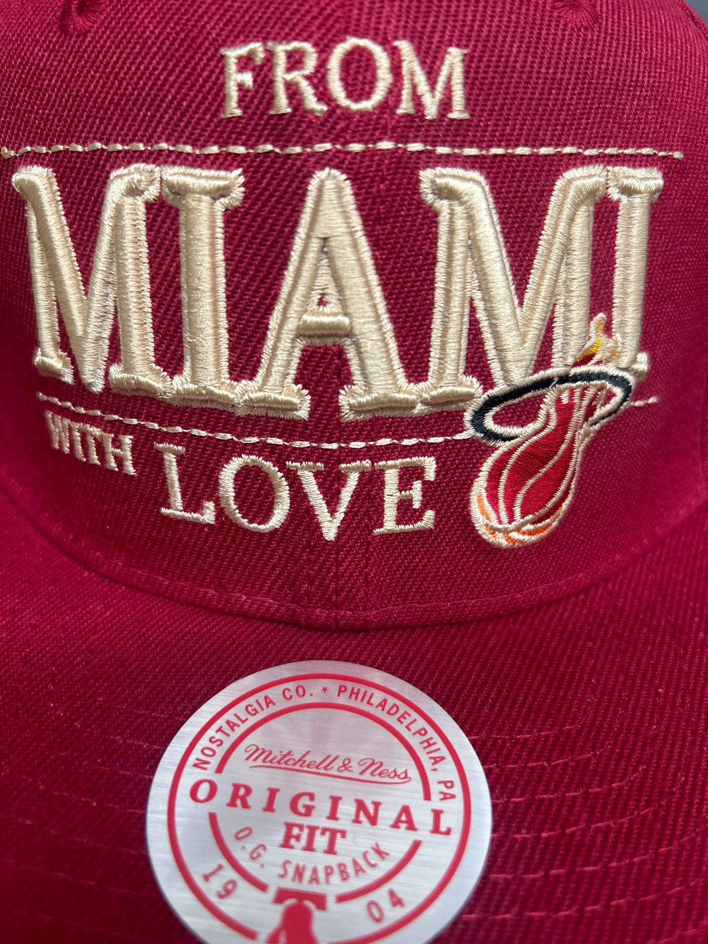 NBA WITH LOVE SNAPBACK MIAMI HEAT