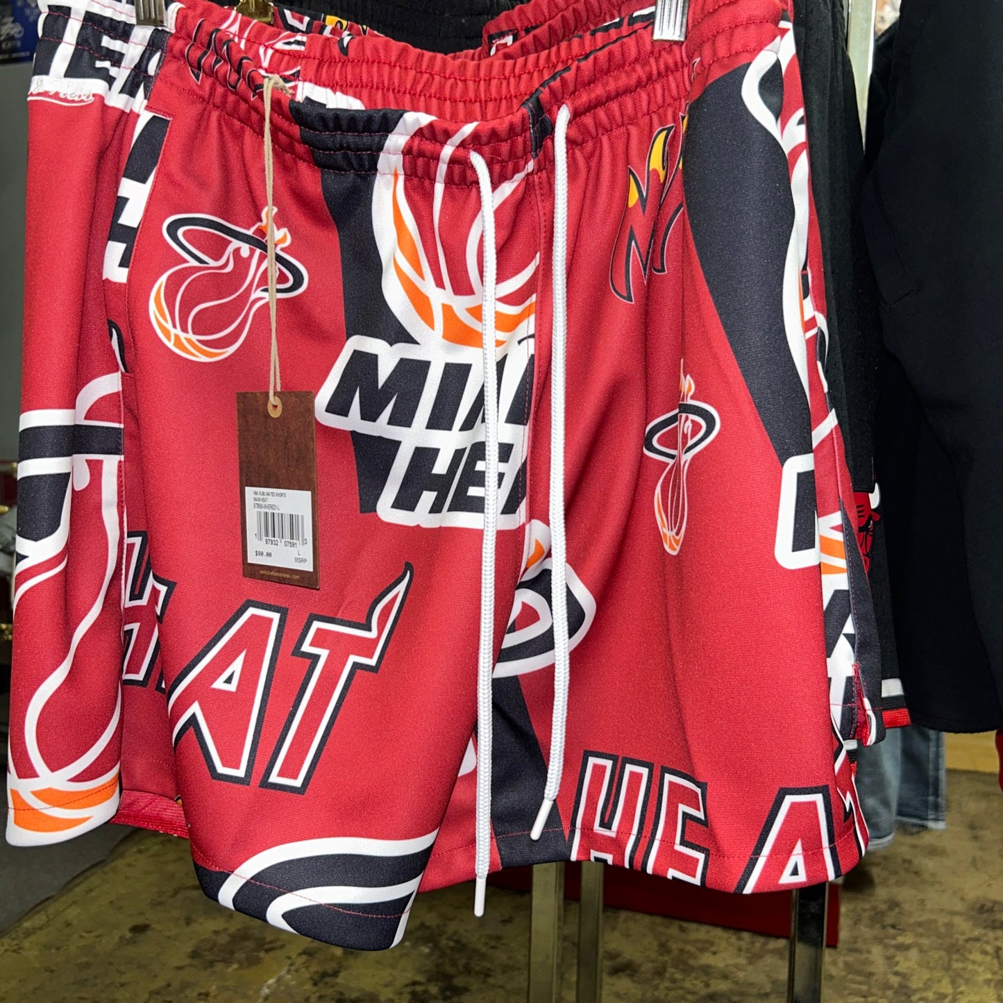 NBA Sublimated Shorts Miami Heat