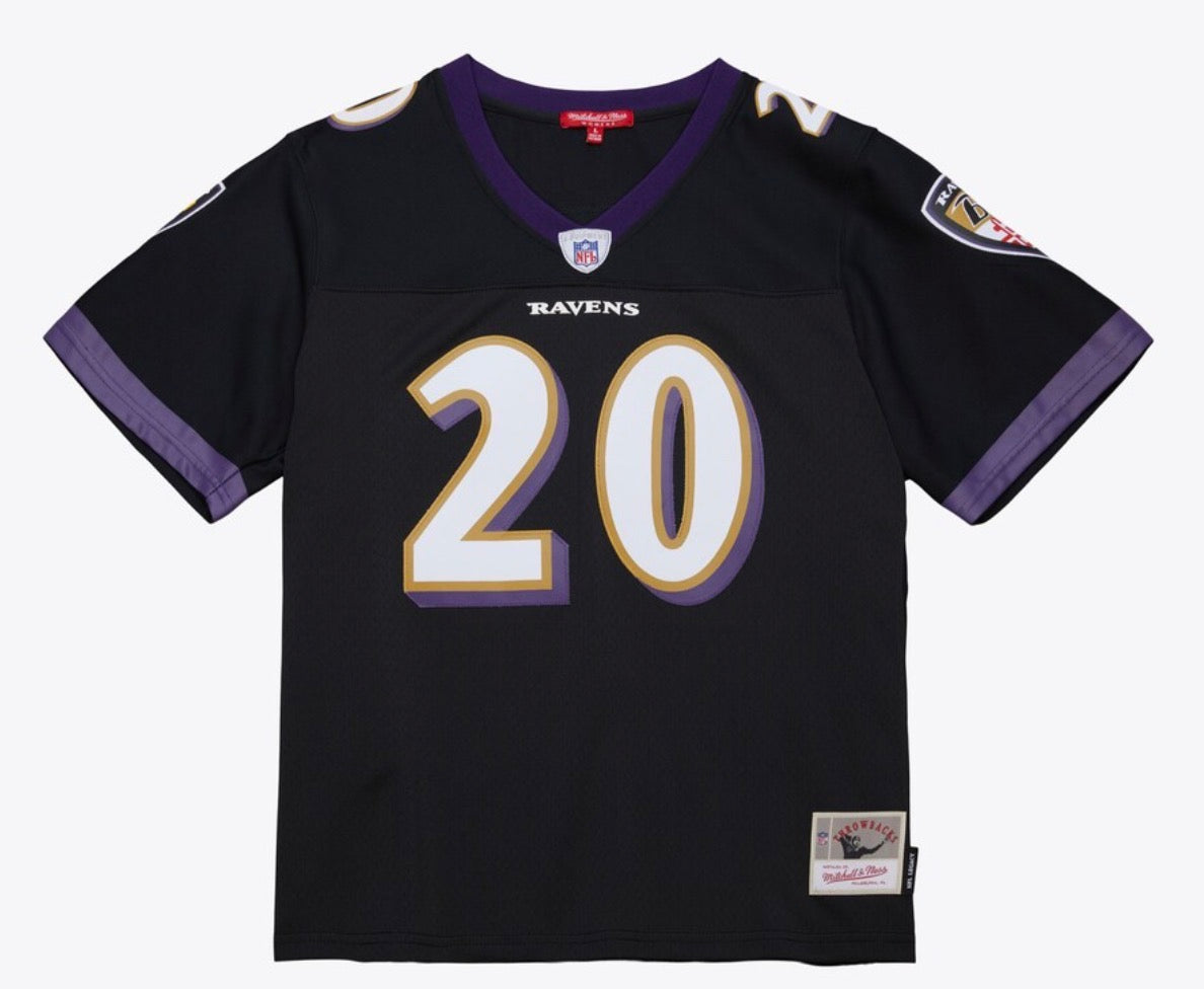 Men's Ed Reed Black Baltimore Ravens 2004 Legacy Jersey