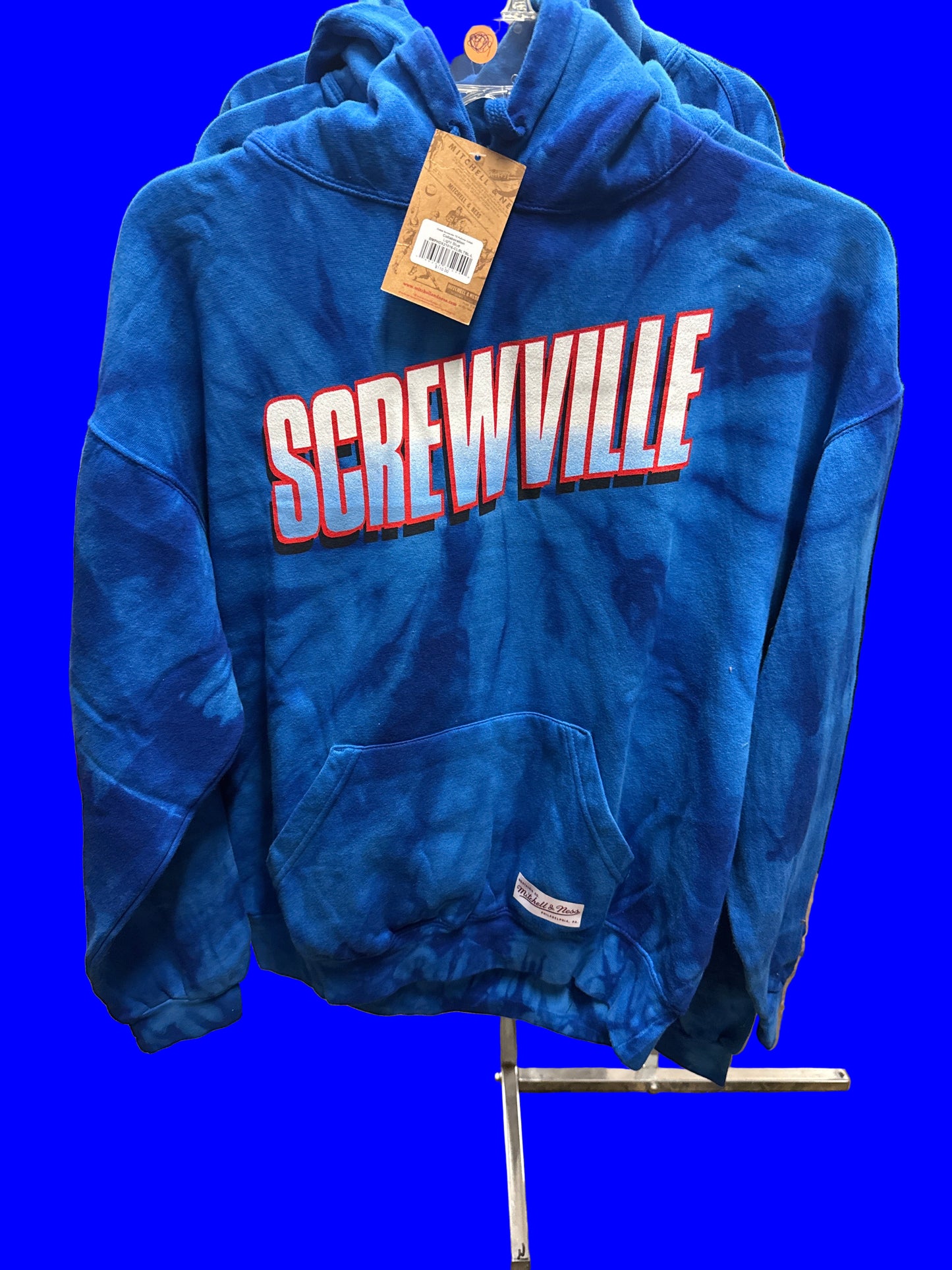 Collab screwed up click hoodie pull over Mitchell&Ness