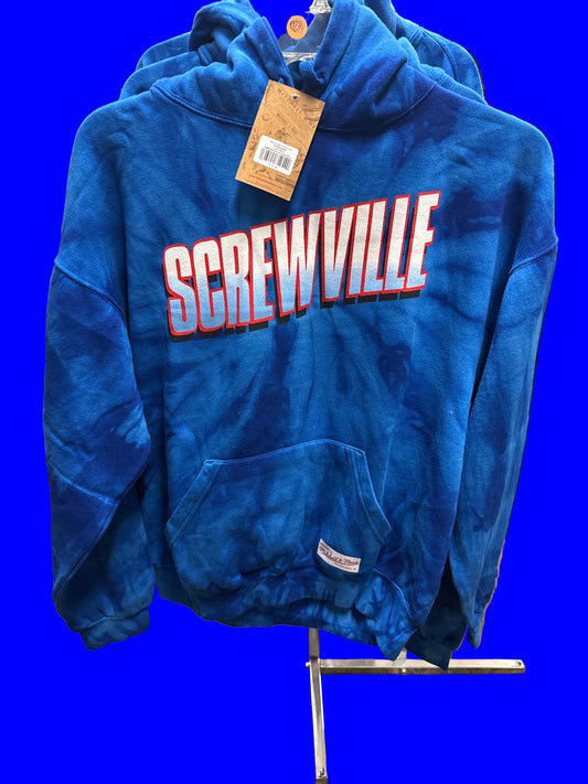 Collab screwed up click hoodie pull over Mitchell&Ness