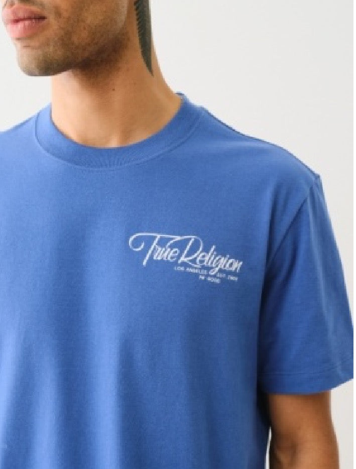 True Religion PUFF LOGO SHORT SLEEVE TEE