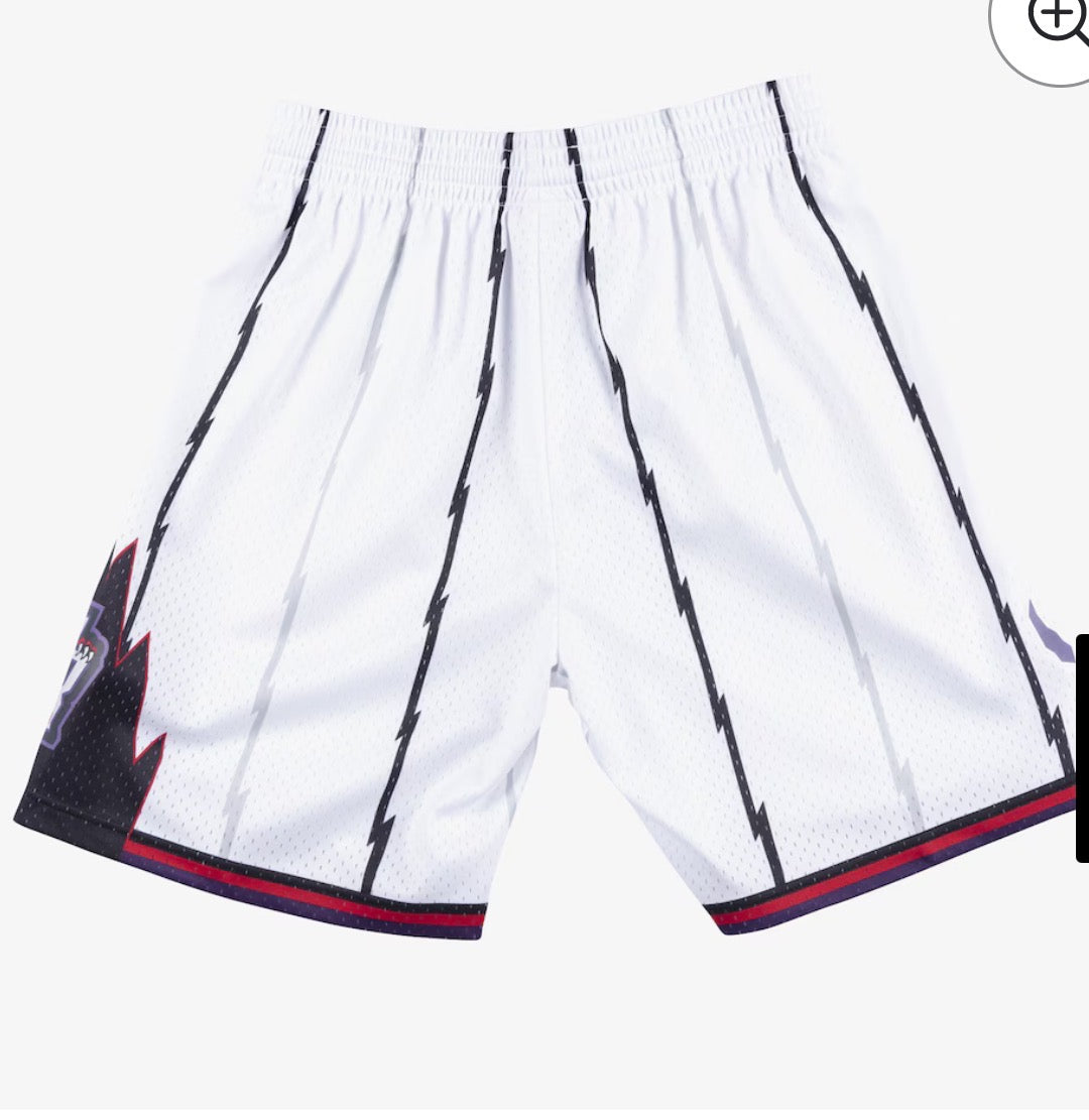 Toronto Raptors 1998-99 White Swingman Basketball Shorts