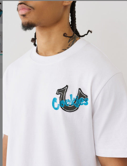 COOKXTR STANARDAPPLIQUE SS white TEE