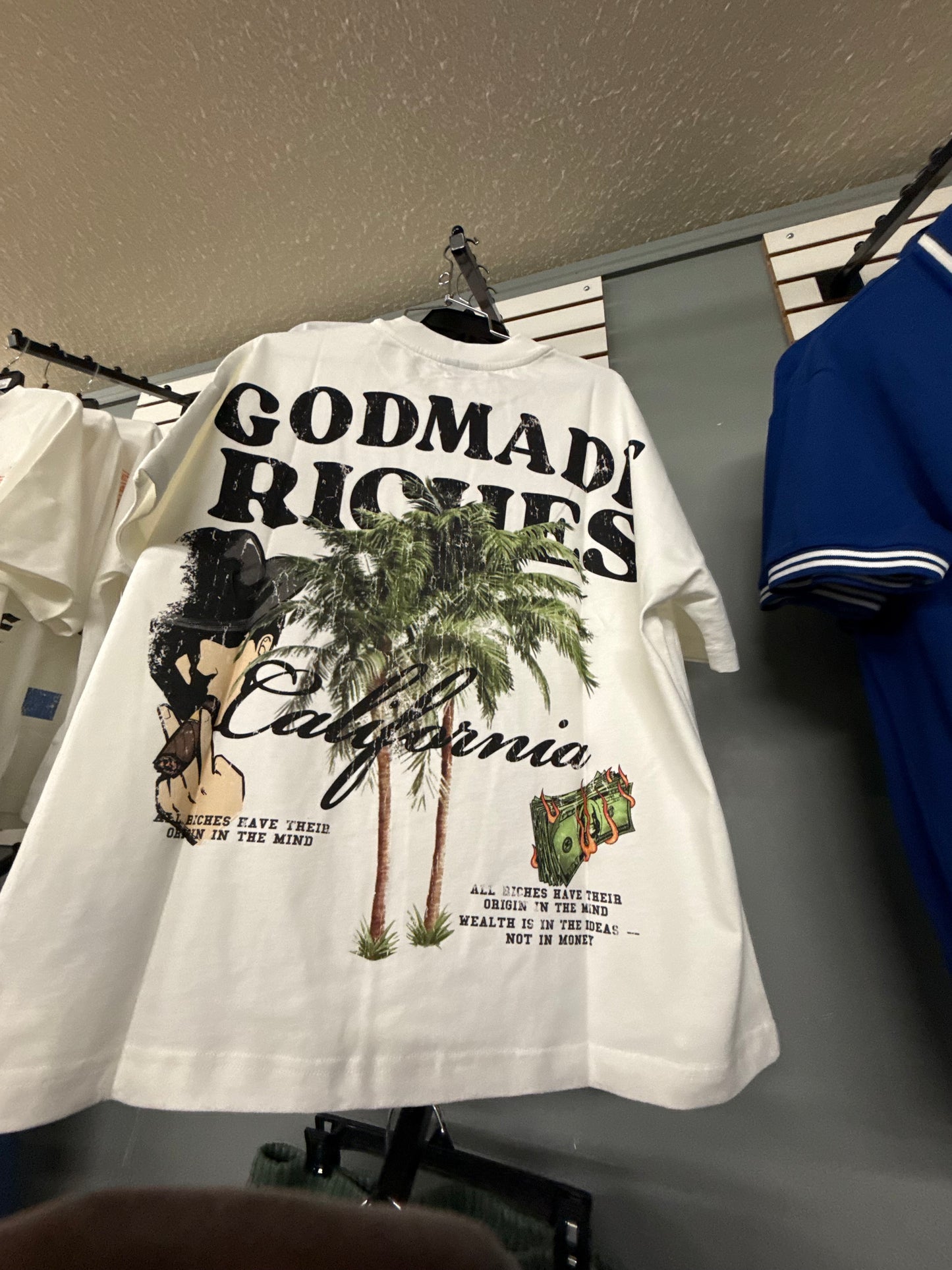 CALIFORNIA RICHES - OFF WHITE TEE