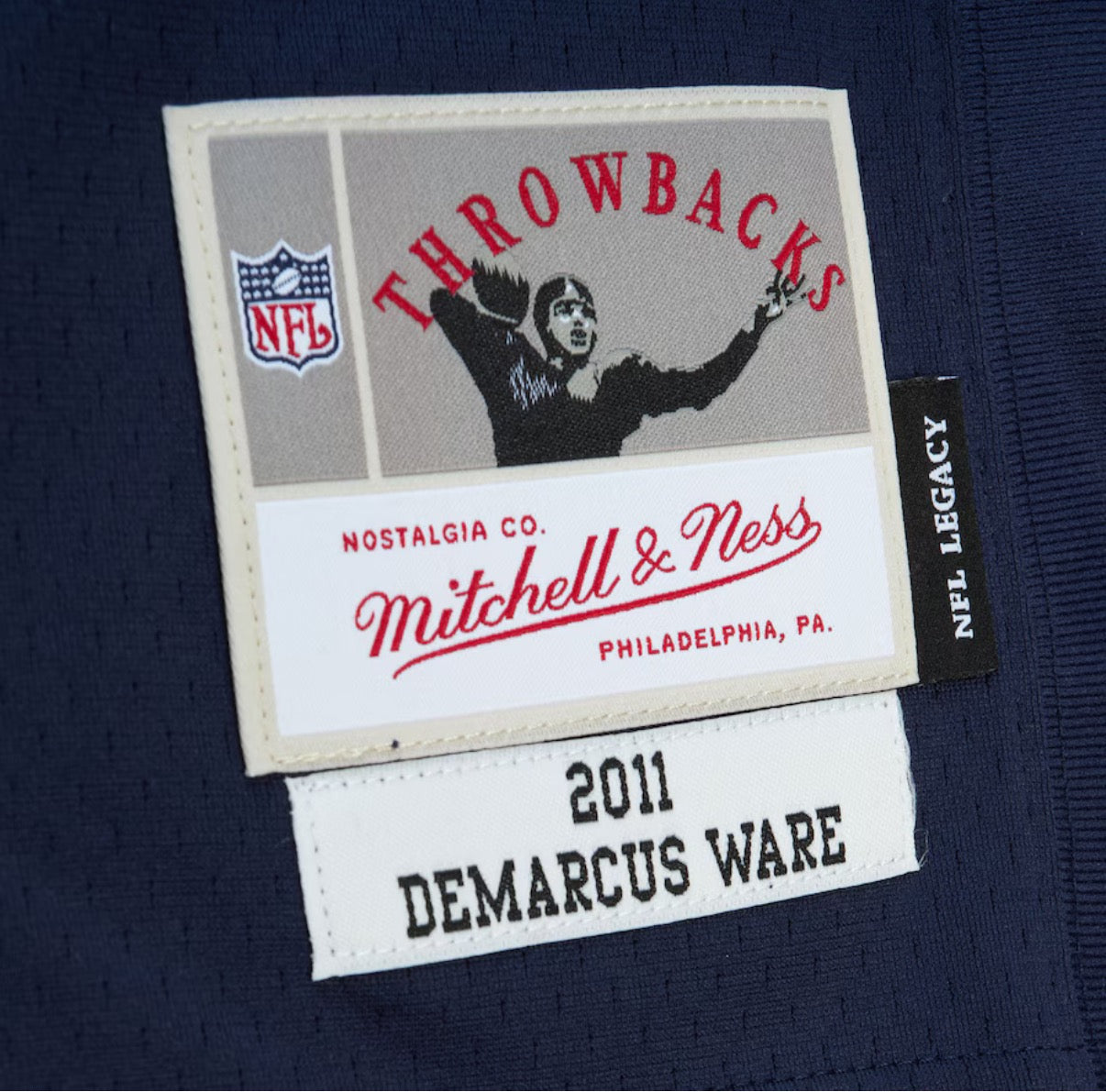 Men's DeMarcus Ware Navy Dallas Cowboys 2011/12 Legacy Jersey